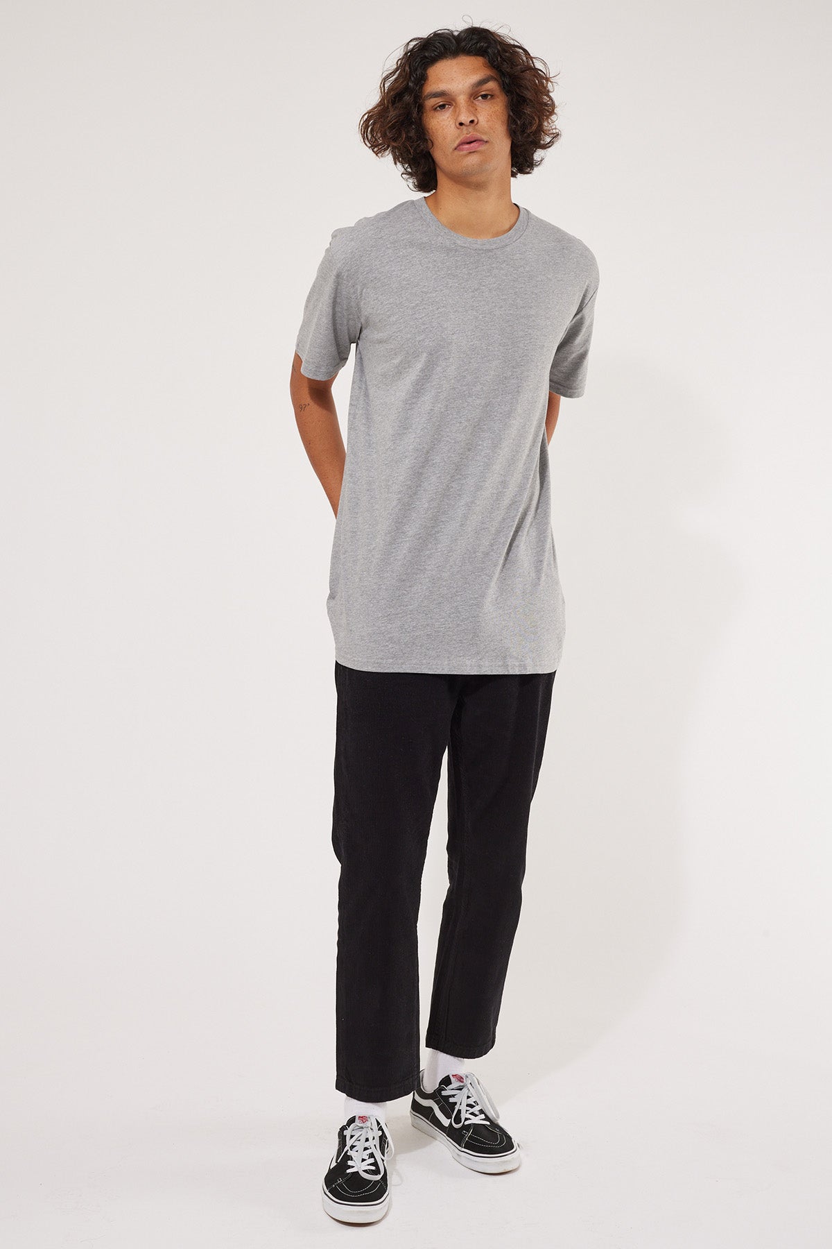 As Colour Staple Tee Grey Marle