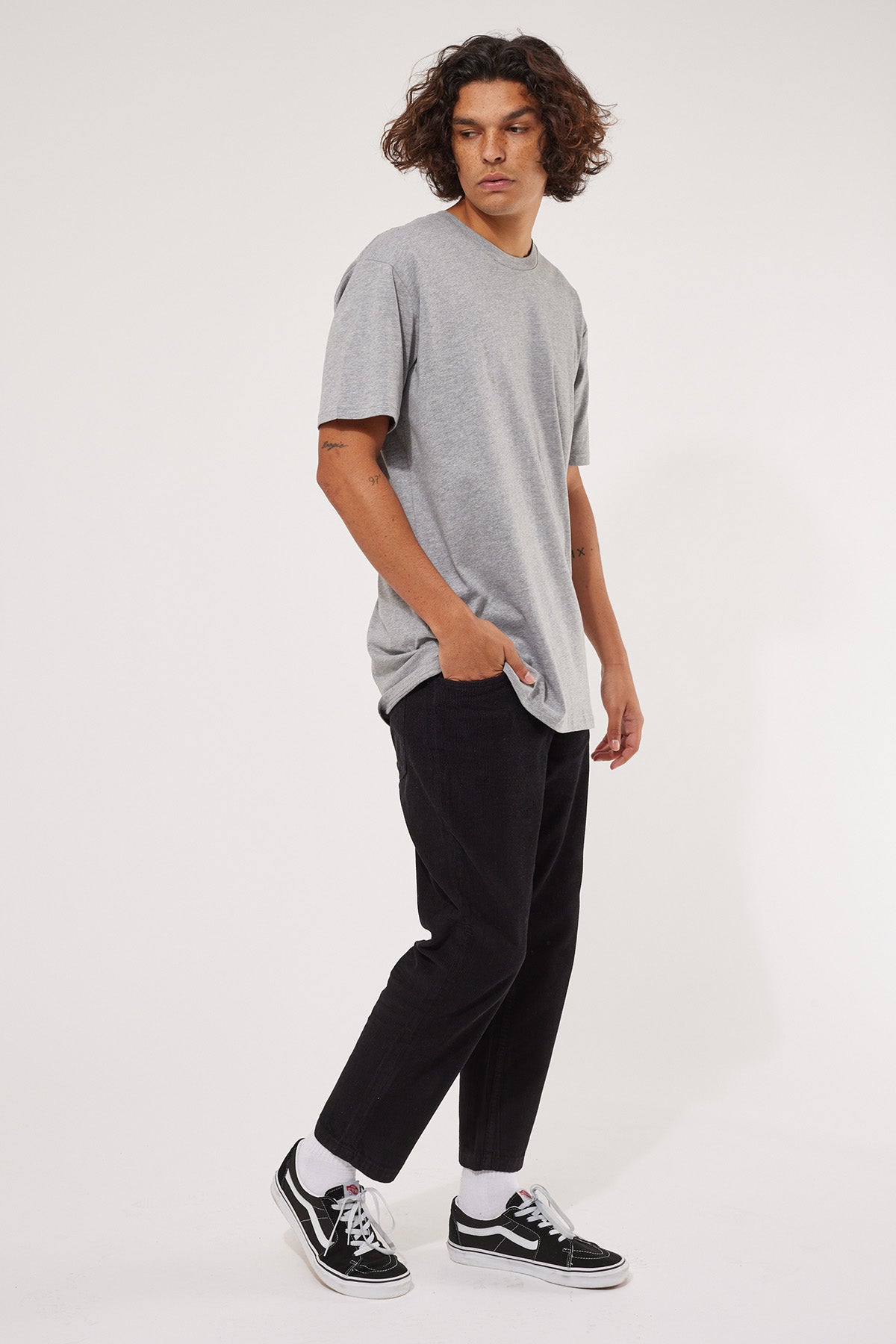 As Colour Staple Tee Grey Marle