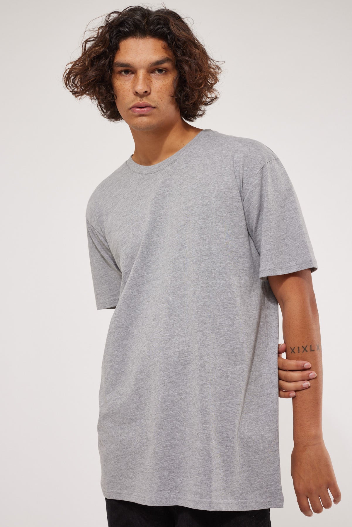 As Colour Staple Tee Grey Marle