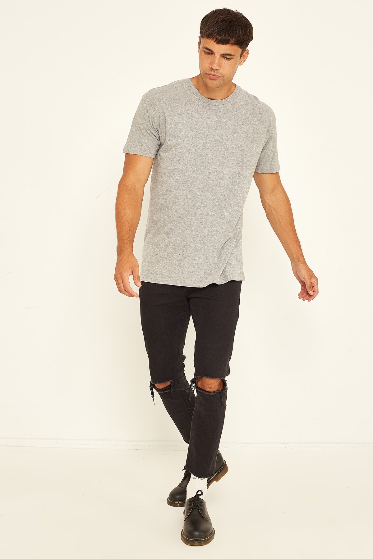As Colour Staple Tee Grey Marle