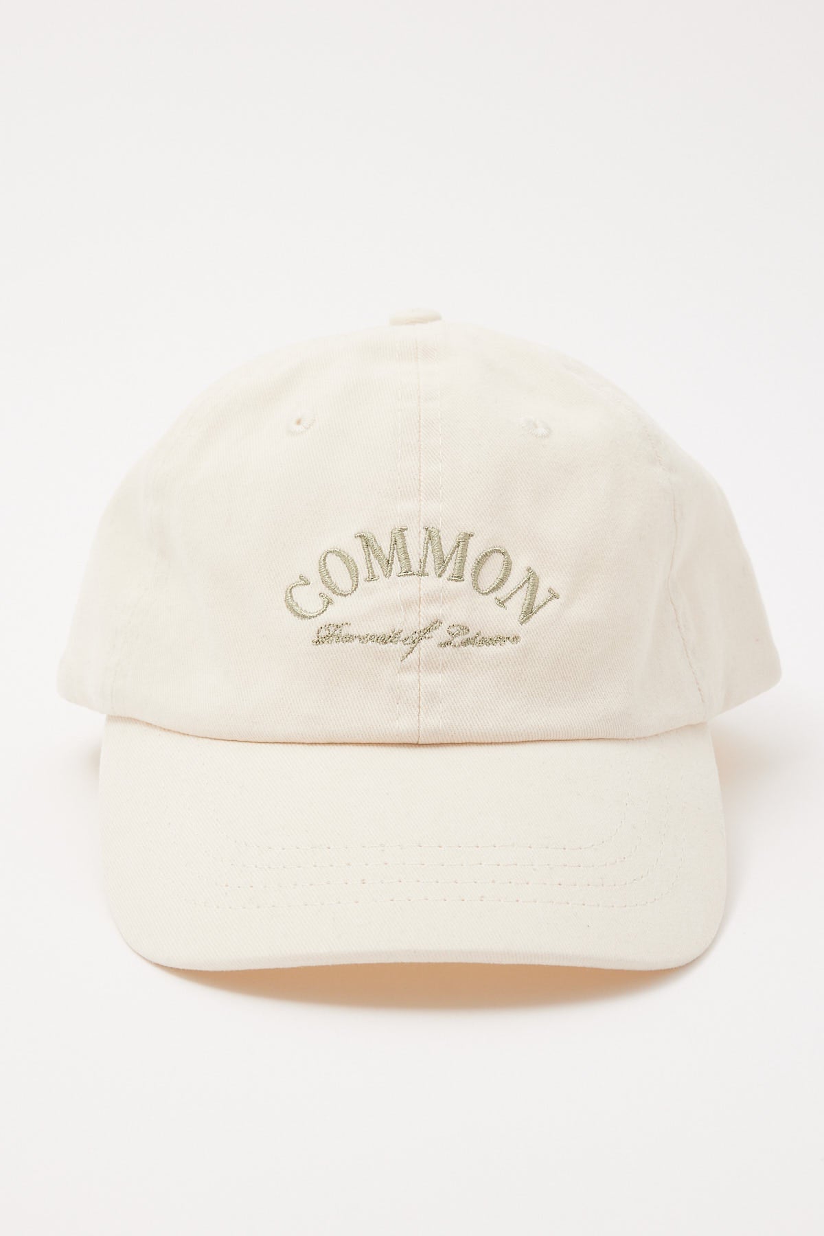 Common Need Bucket List Dad Cap Off White
