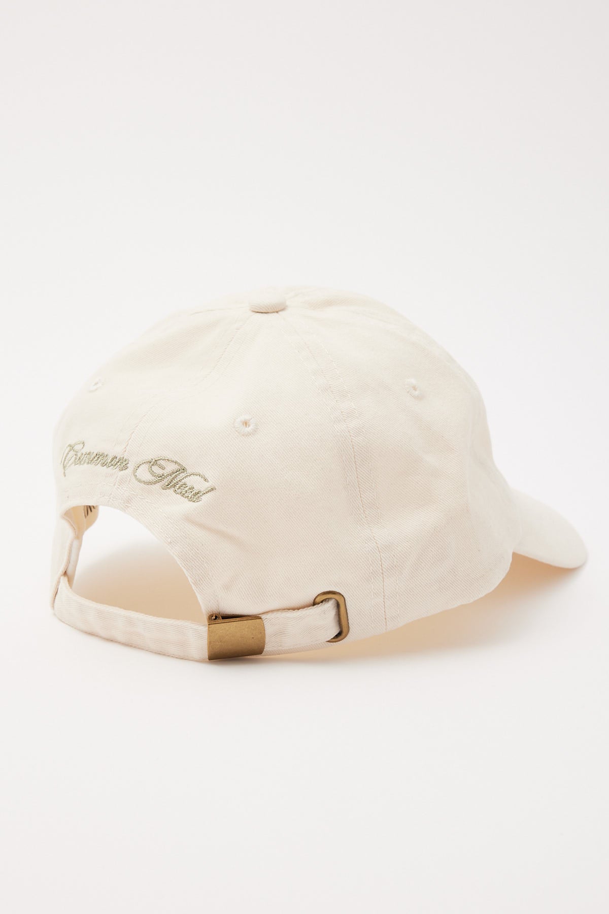 Common Need Bucket List Dad Cap Off White