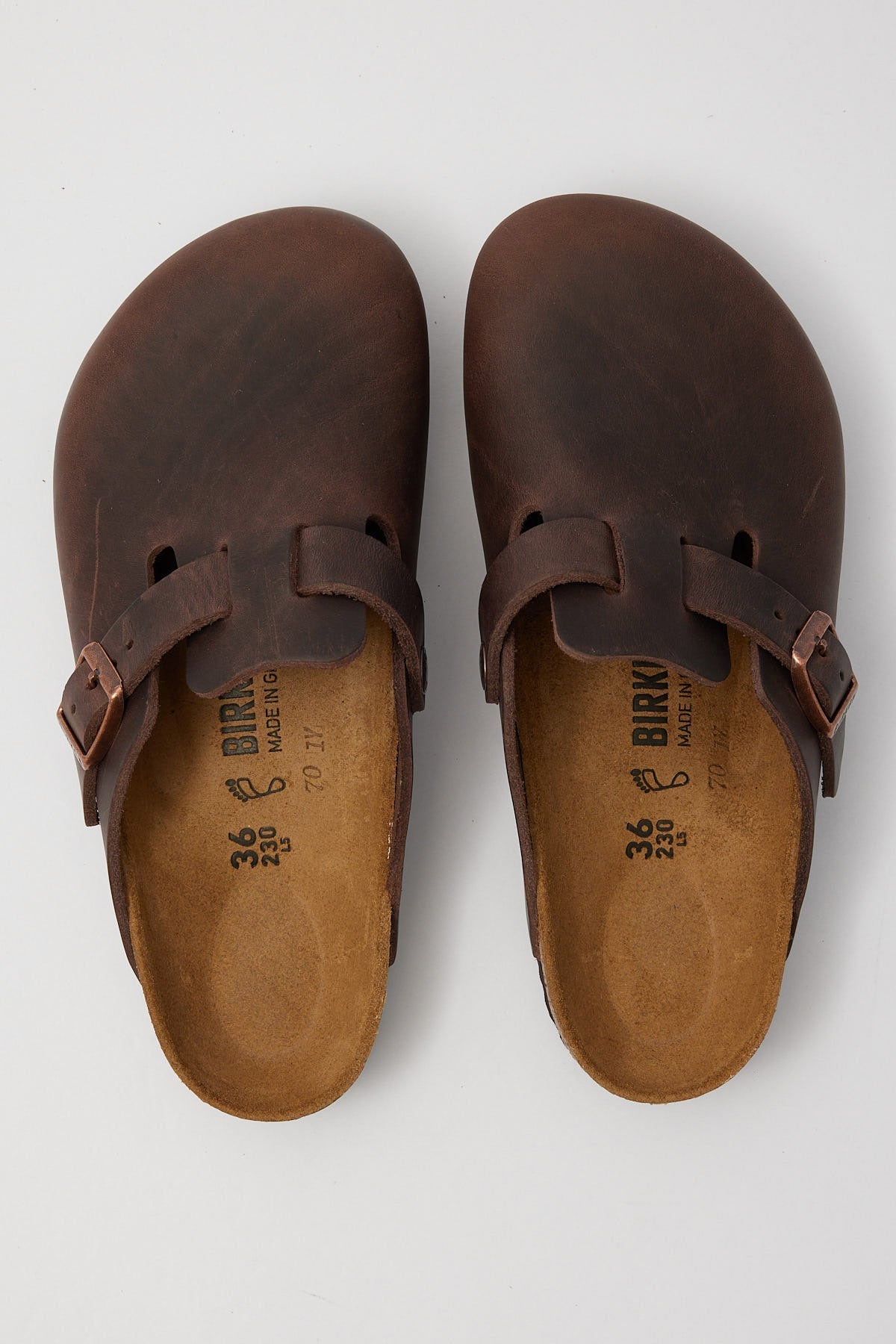 Birkenstock Boston Habana Oiled Leather Habana Oiled Leather