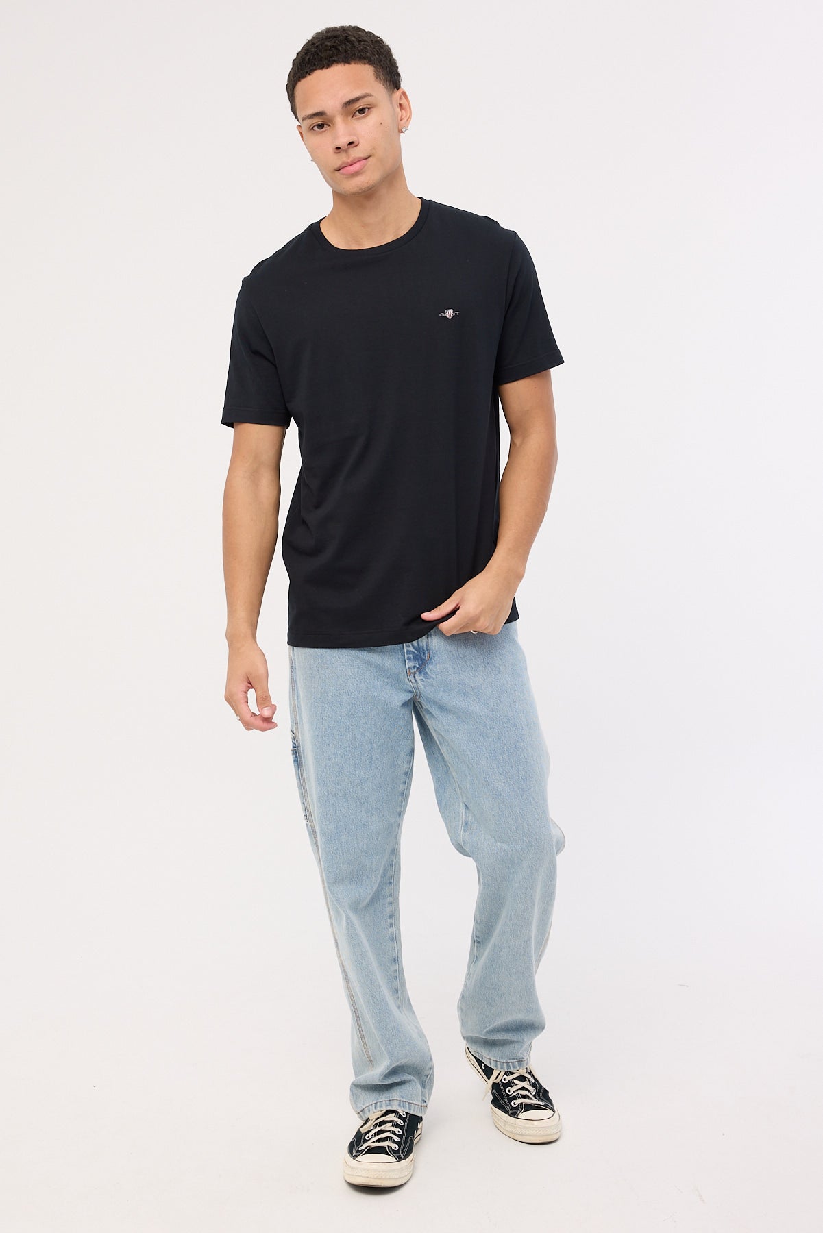 Gant Shield Tee Black