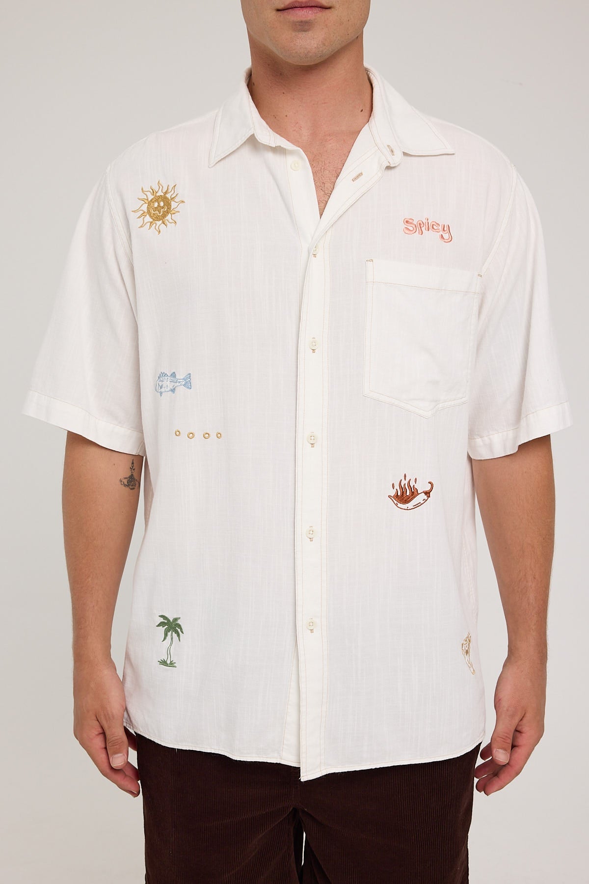 Barney Cools Spicy Shirt White