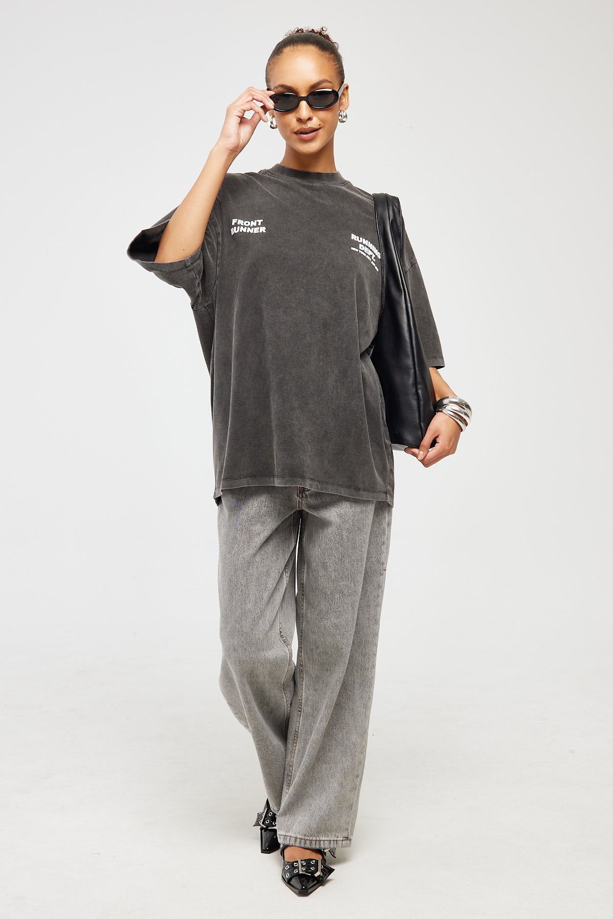 Front Runner Running Dept. Tee Black