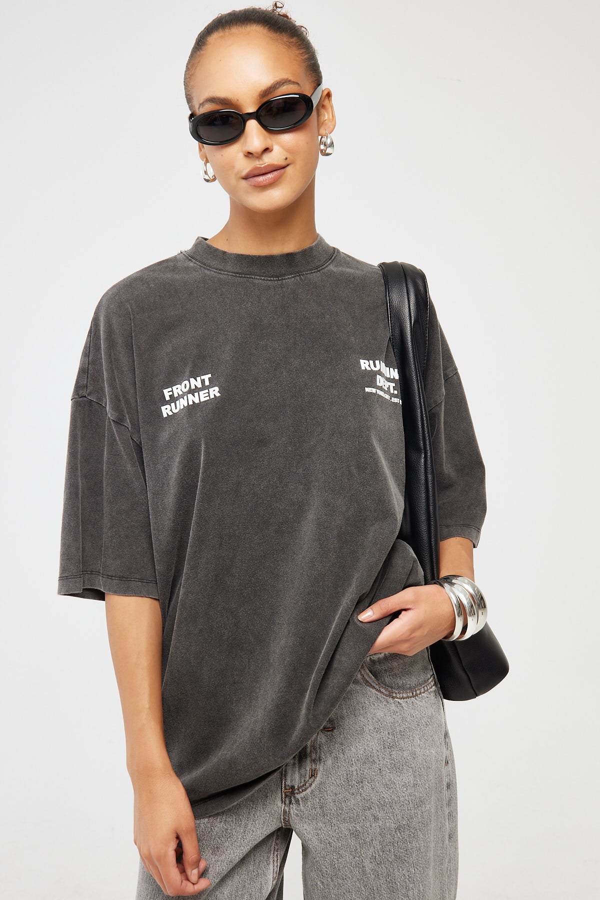 Front Runner Running Dept. Tee Black