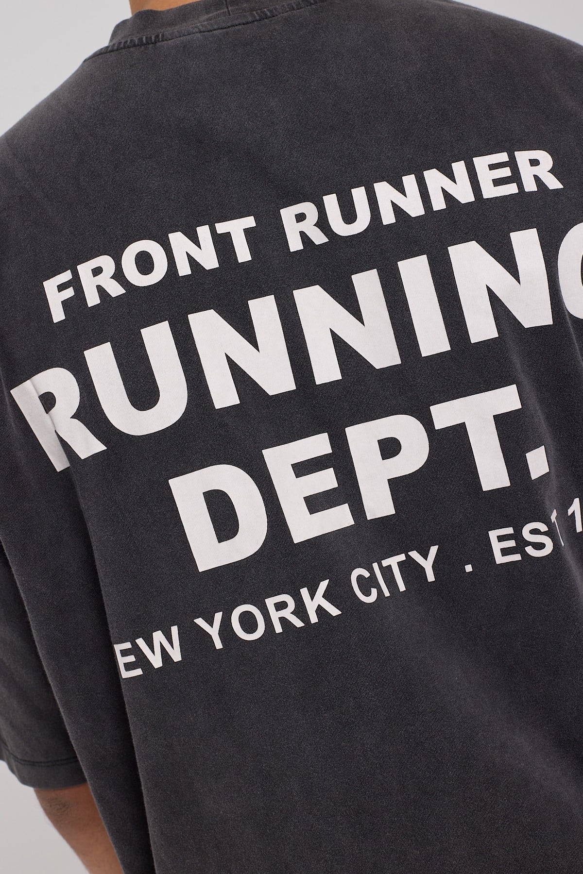 Front Runner Running Dept. Tee Black