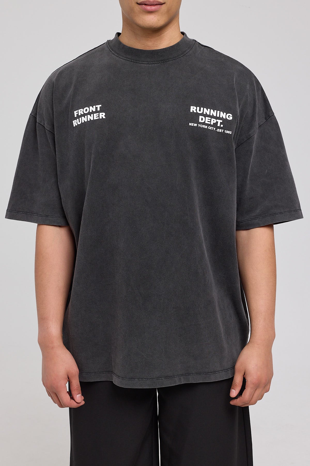 Front Runner Running Dept. Tee Black