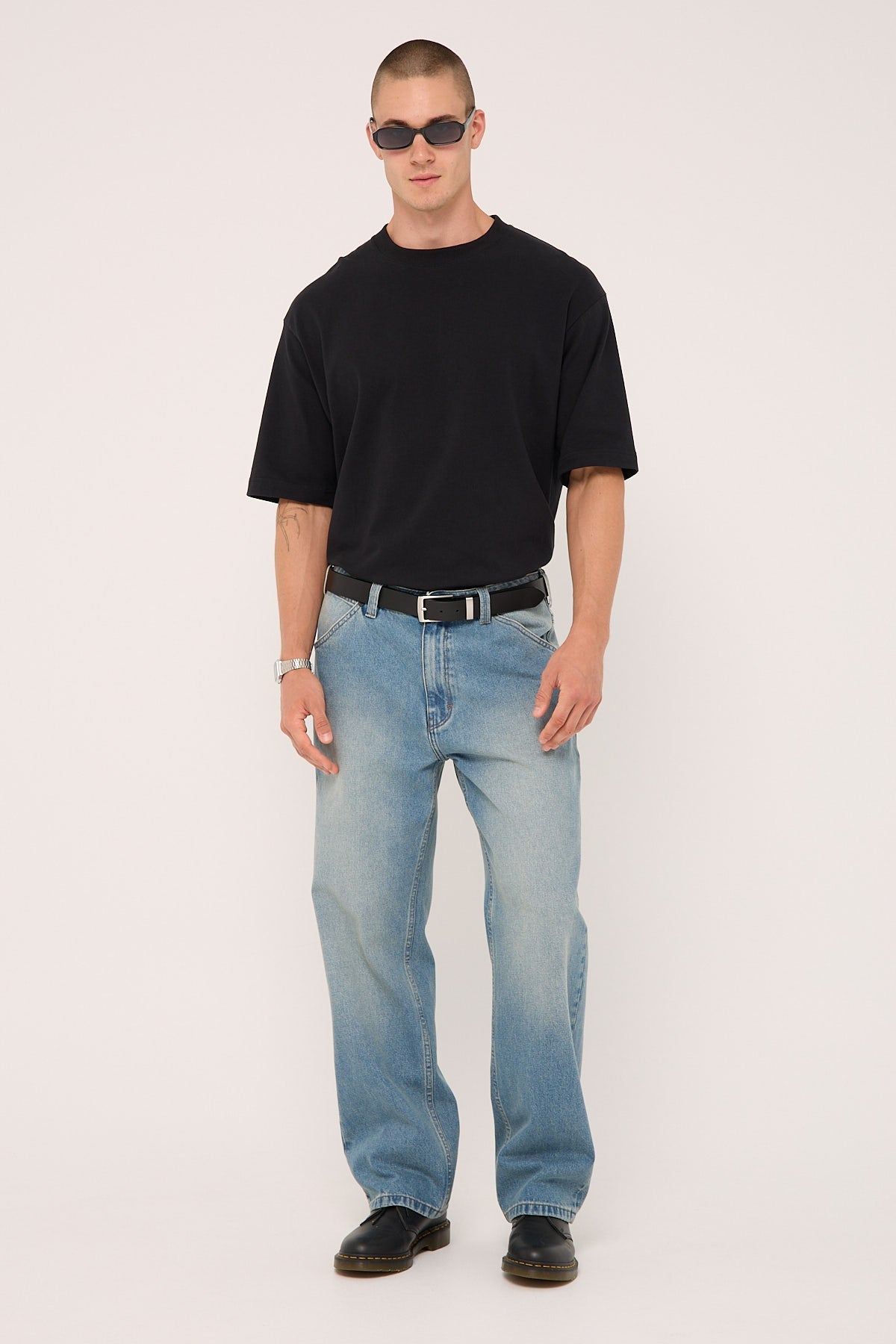 Abrand A5 Nicky Baggy Jean Tint Mid Blue