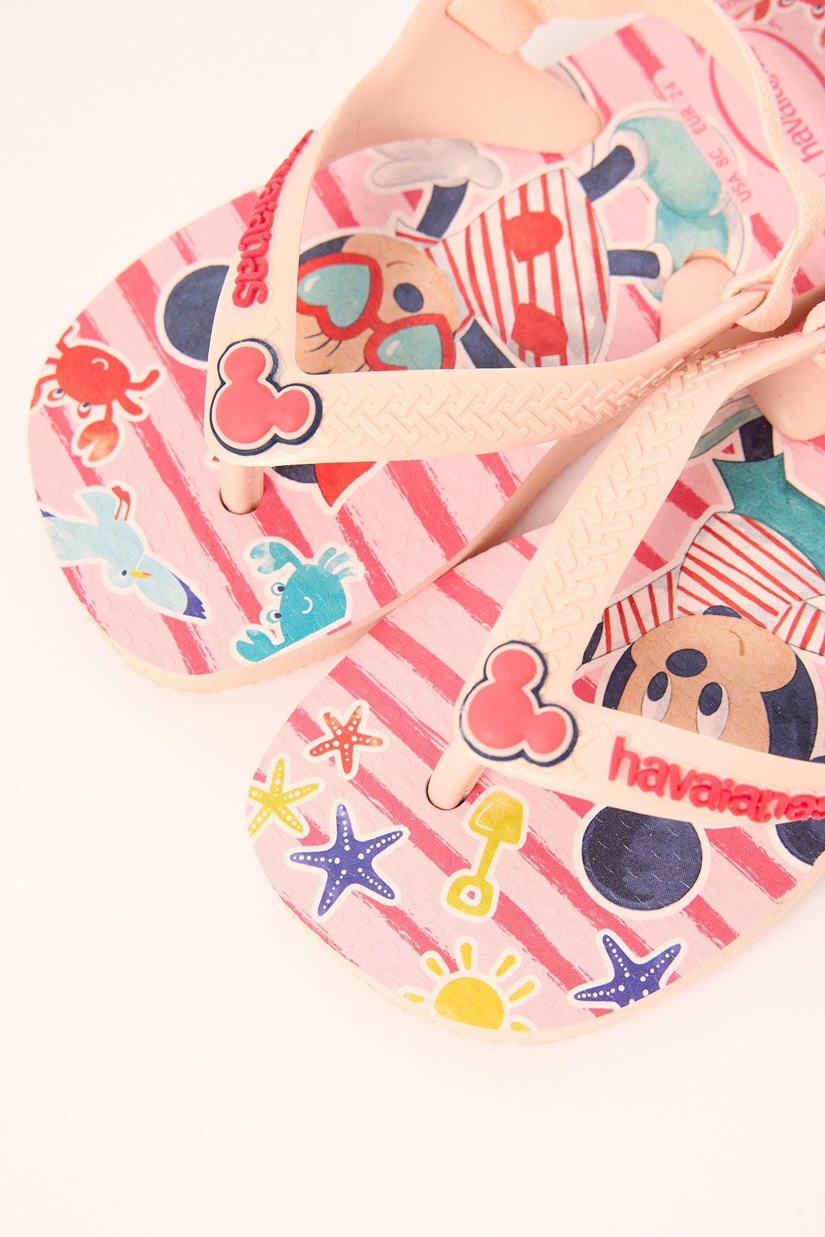 Havaianas Baby Disney Classics II Mickie & Minnie Pink Red