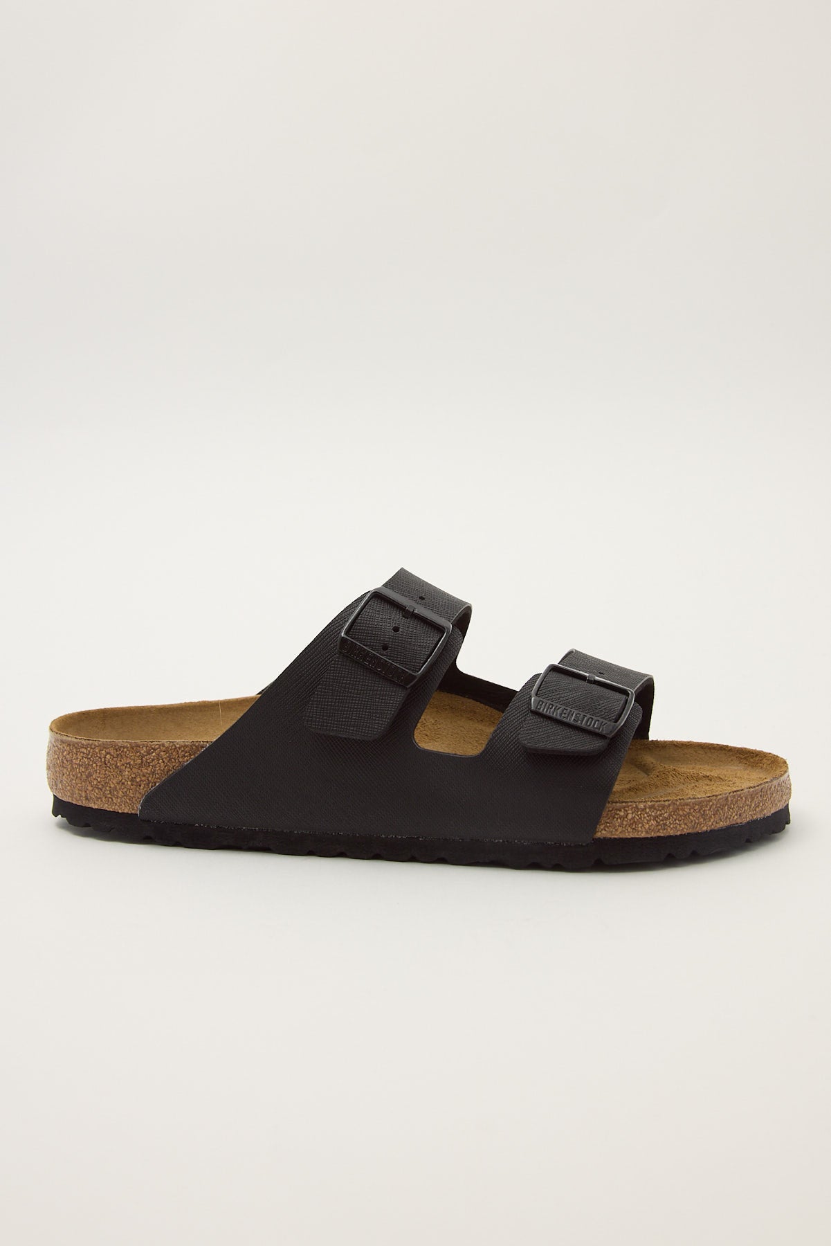 Birkenstock Arizona Saffiano Birko Flor Regular Black