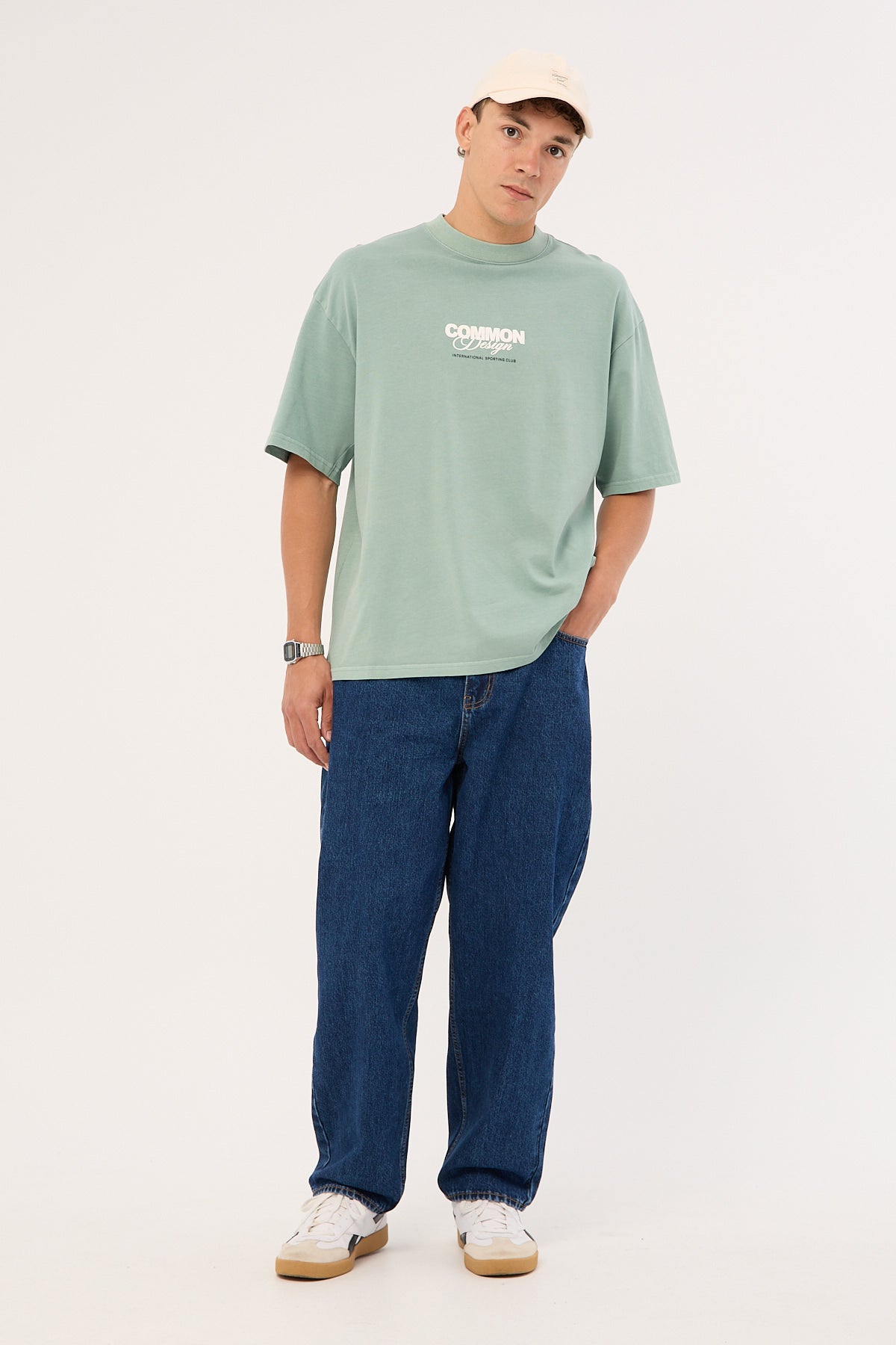 Common Need Compose Heavyweight Easy Tee Washed Jade