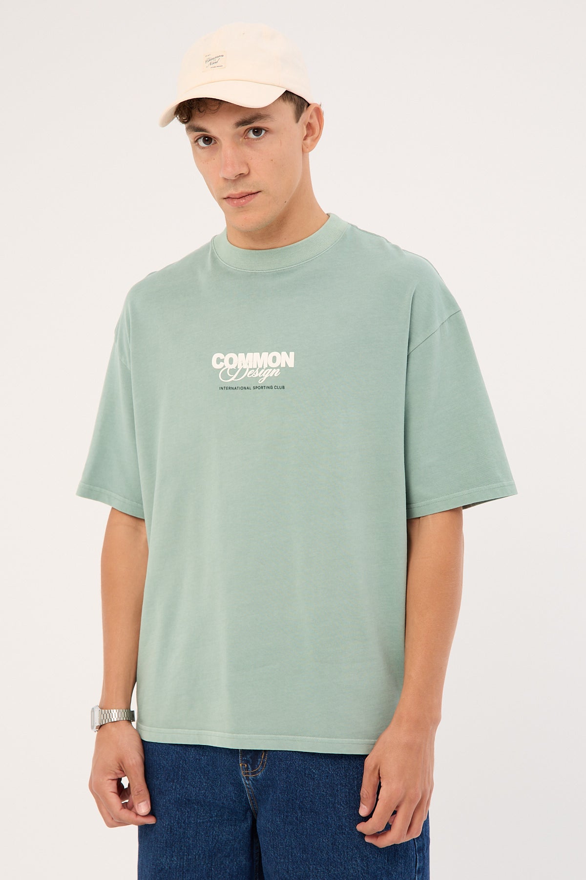 Common Need Compose Heavyweight Easy Tee Washed Jade