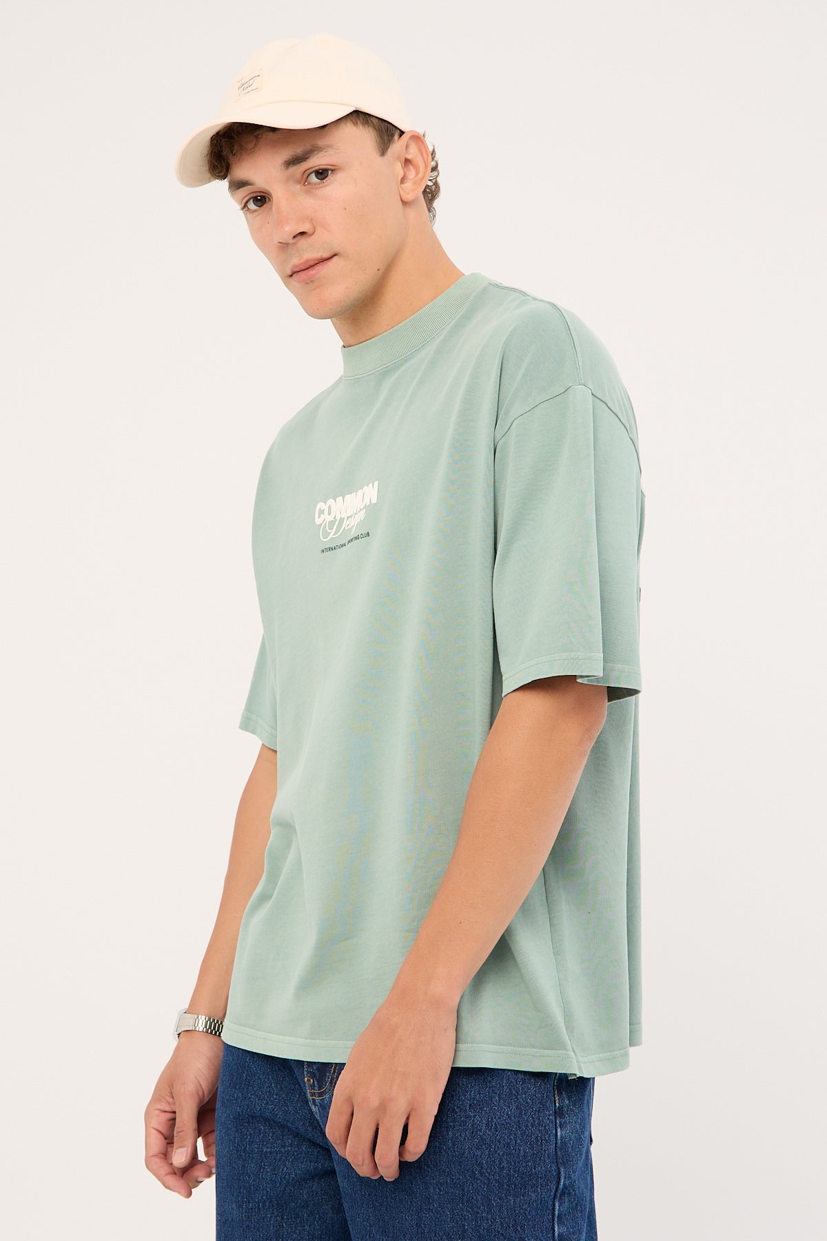 Common Need Compose Heavyweight Easy Tee Washed Jade