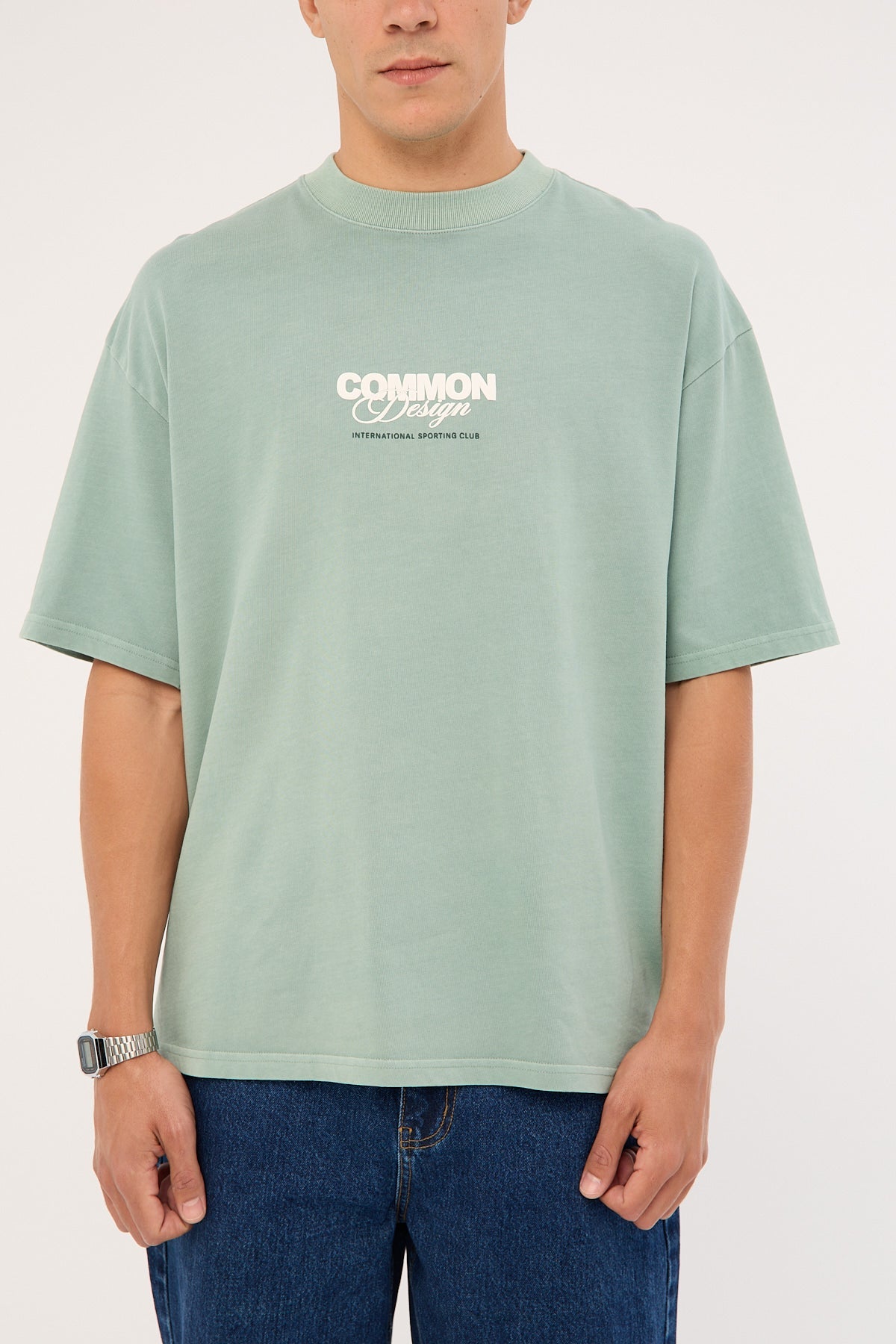 Common Need Compose Heavyweight Easy Tee Washed Jade