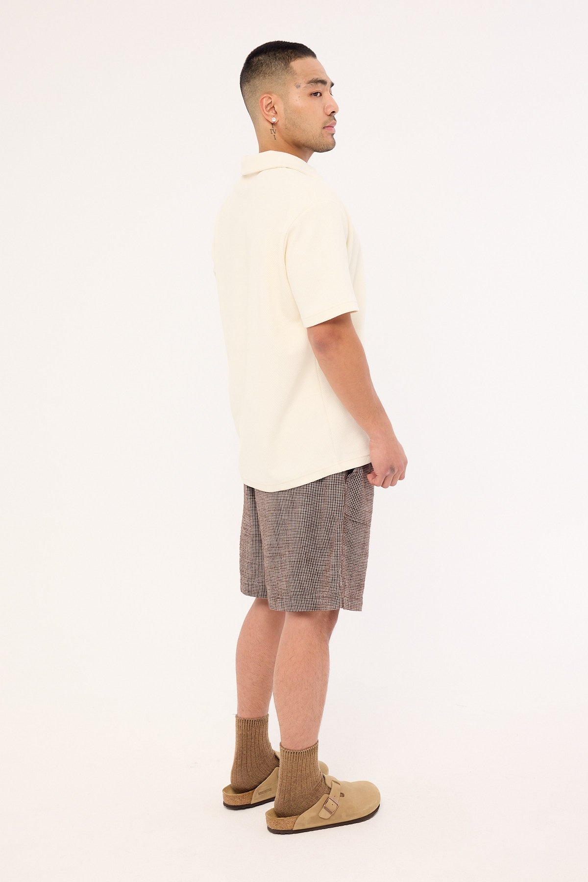 Common Need Truman Baggy Short Brown Check
