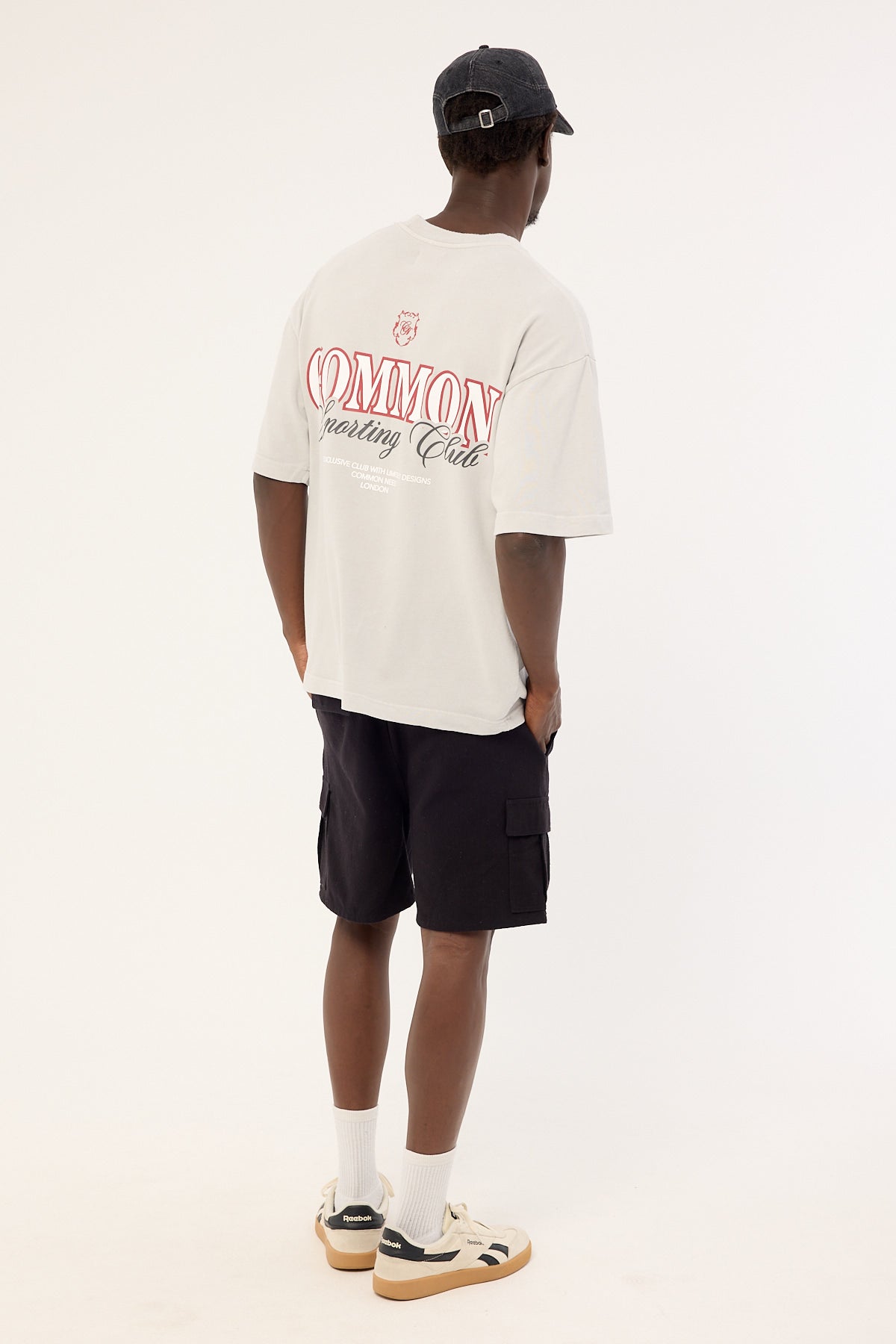 Common Need Jungle Relaxed Cargo Short Black