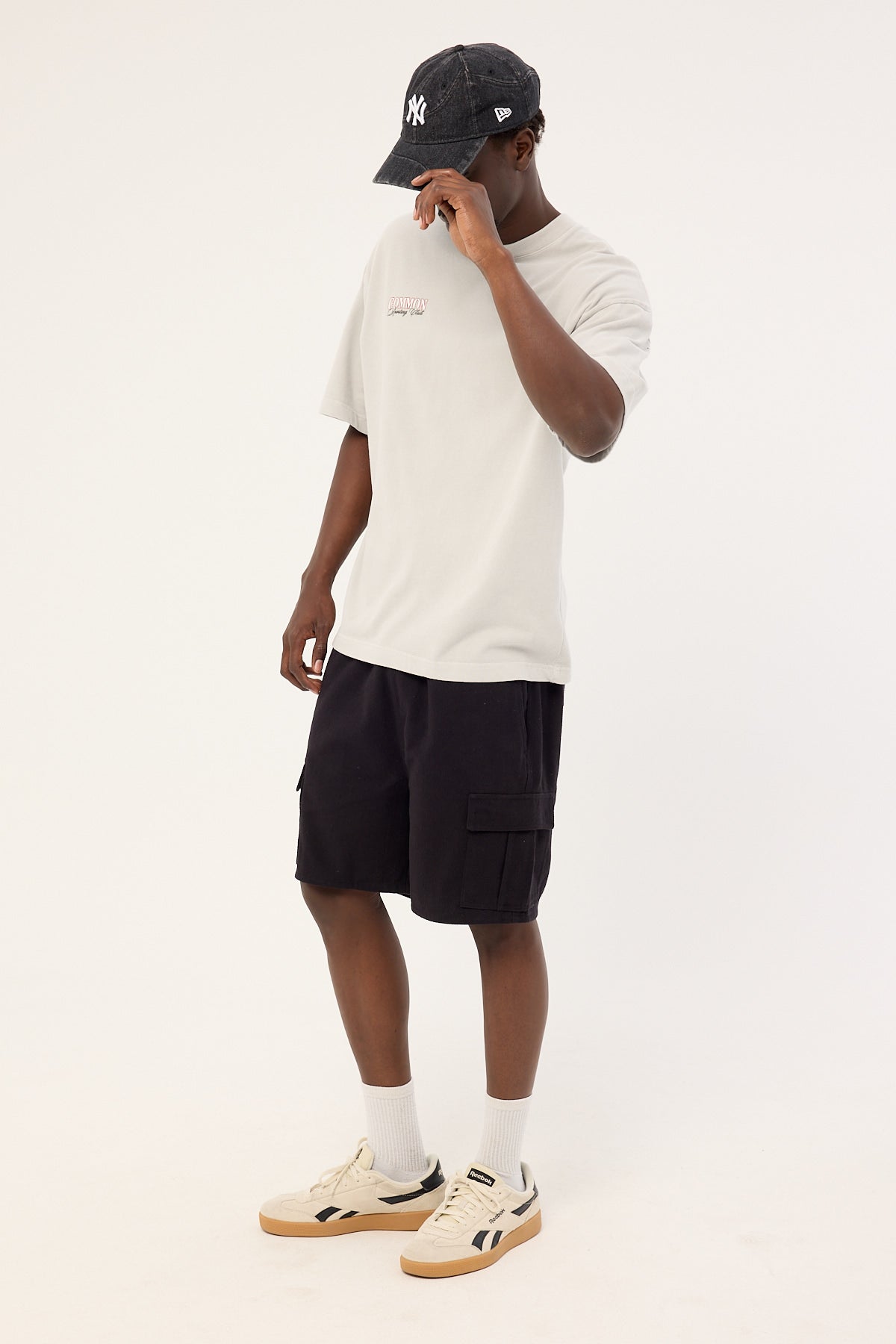 Common Need Jungle Relaxed Cargo Short Black