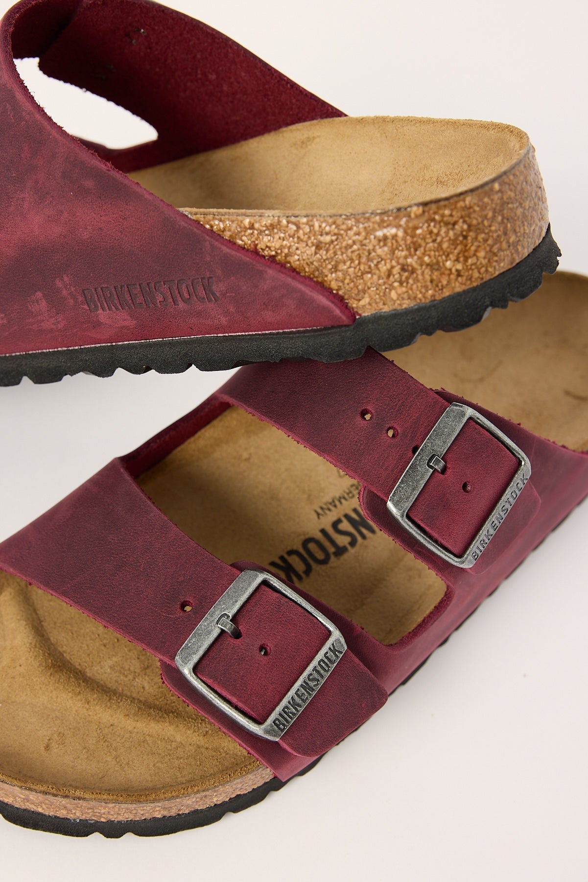 Birkenstock Arizona Oiled Leather Narrow Zinfandel