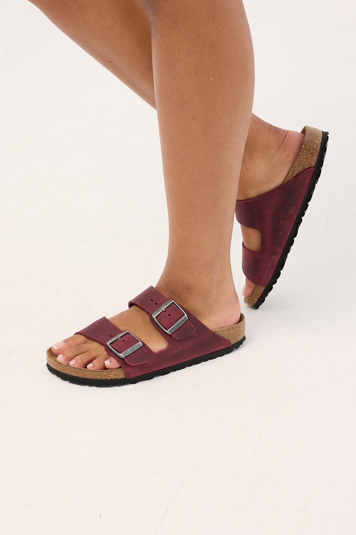 Birkenstock Arizona Oiled Leather Narrow Zinfandel