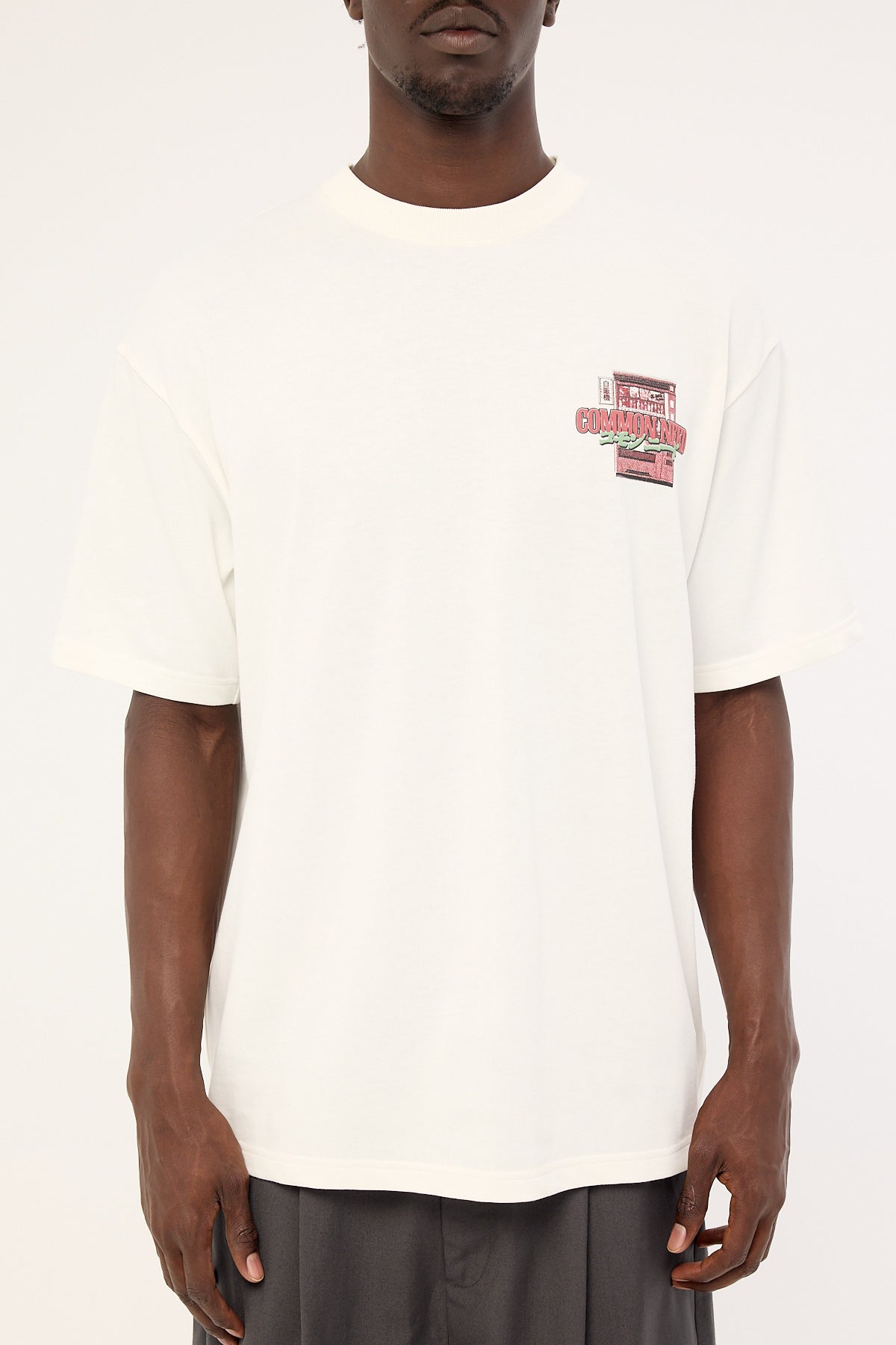 Common Need Vendor Heavyweight Boxy Tee White