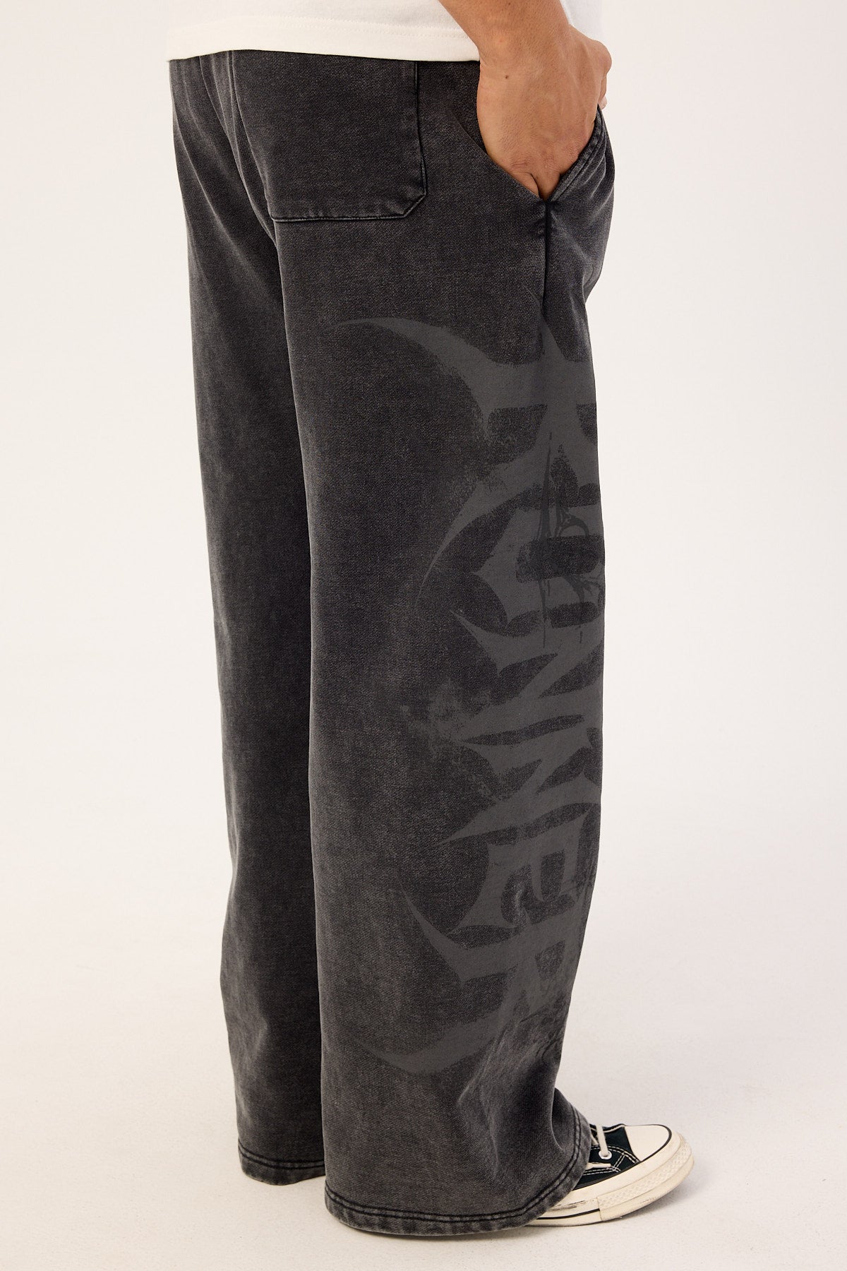 Front Runner Sandstorm Wide Leg Pant Black Wash