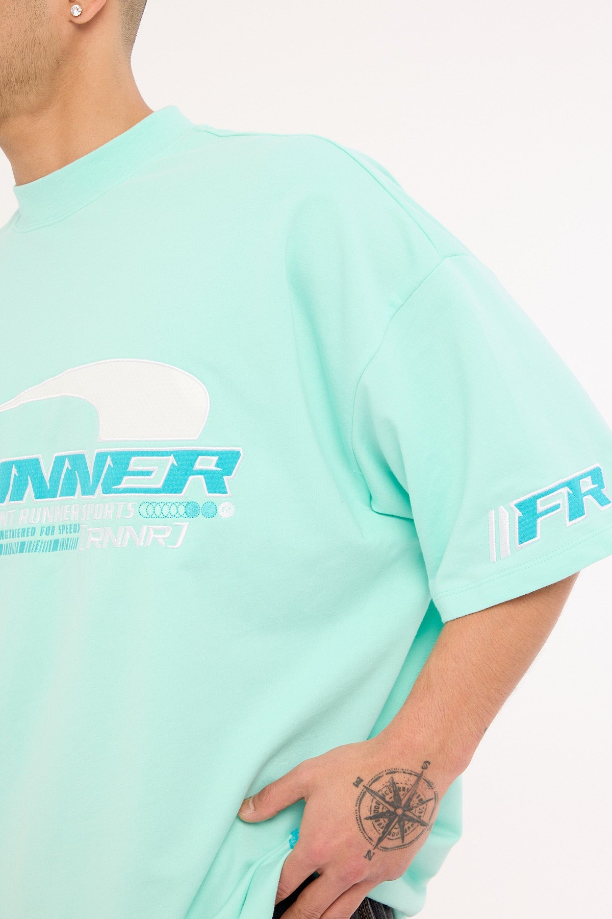 Front Runner Circuit Tee Tiffany Blue