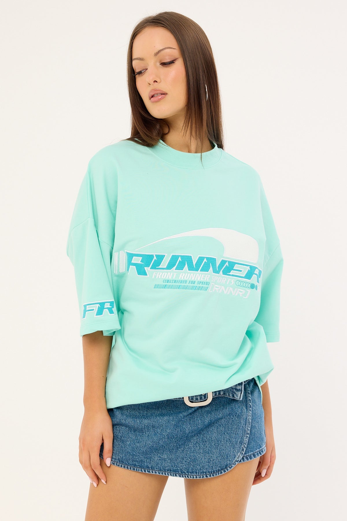 Front Runner Circuit Tee Tiffany Blue