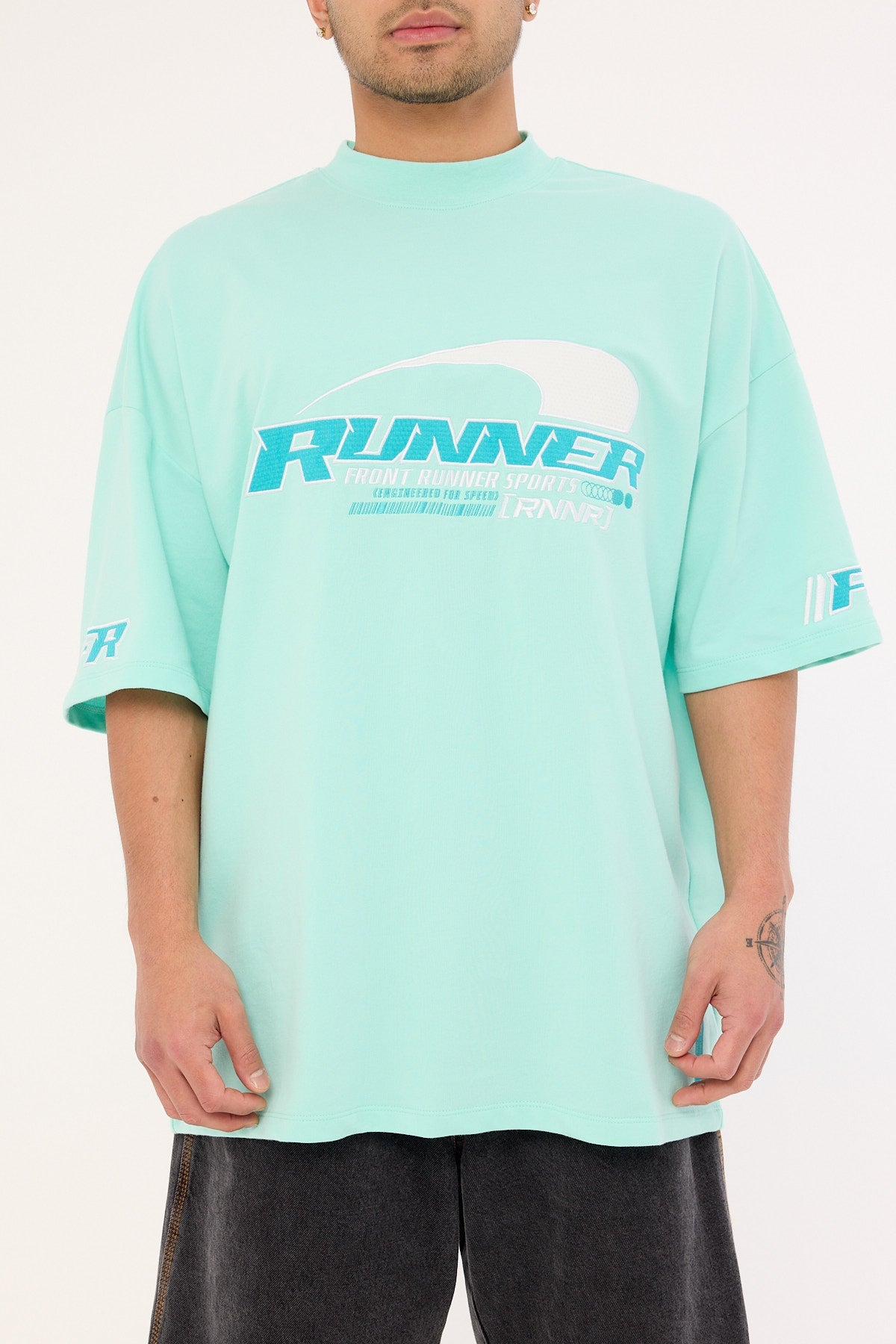 Front Runner Circuit Tee Tiffany Blue