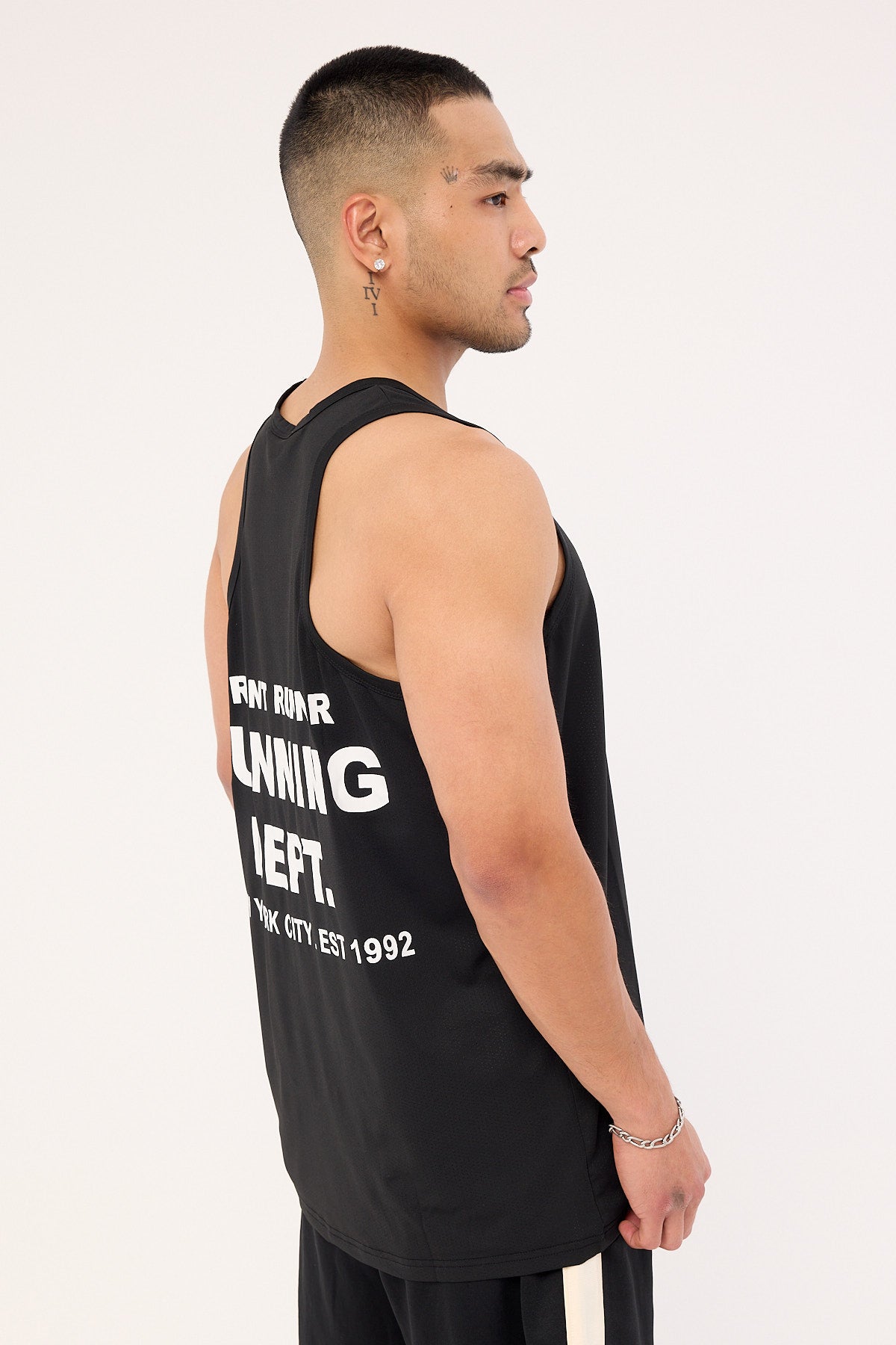 Front Runner Running Dept Training Singlet Black