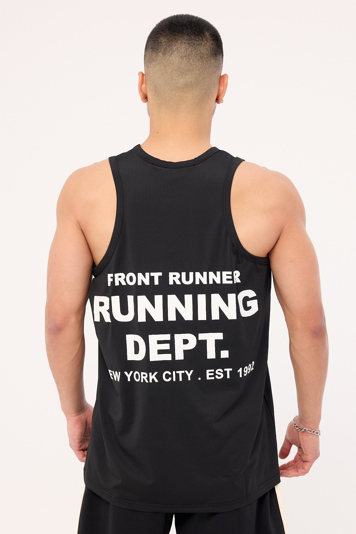Front Runner Running Dept Training Singlet Black