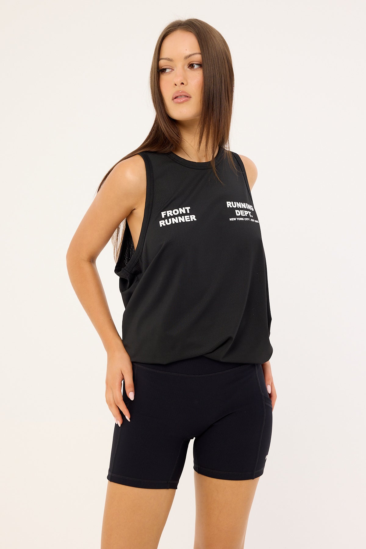Front Runner Running Dept Training Singlet Black