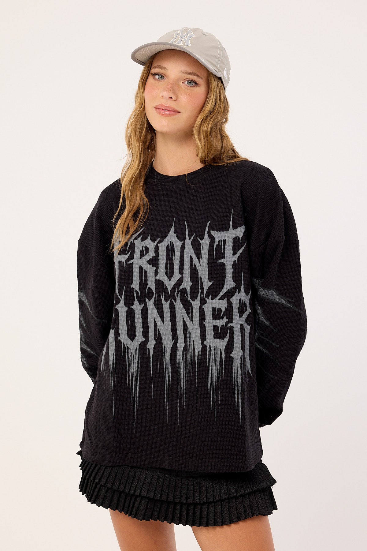Front Runner Waffle Knit Black