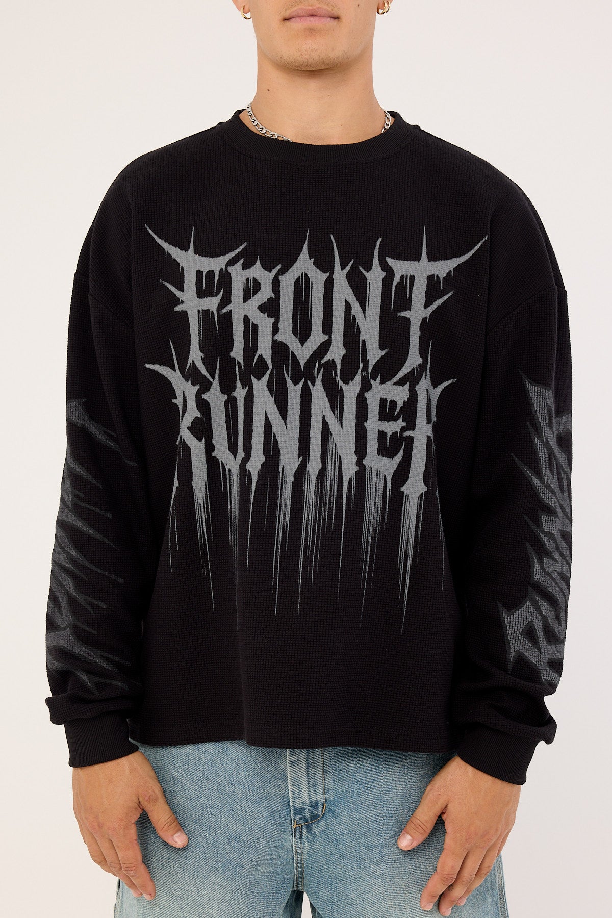 Front Runner Waffle Knit Black