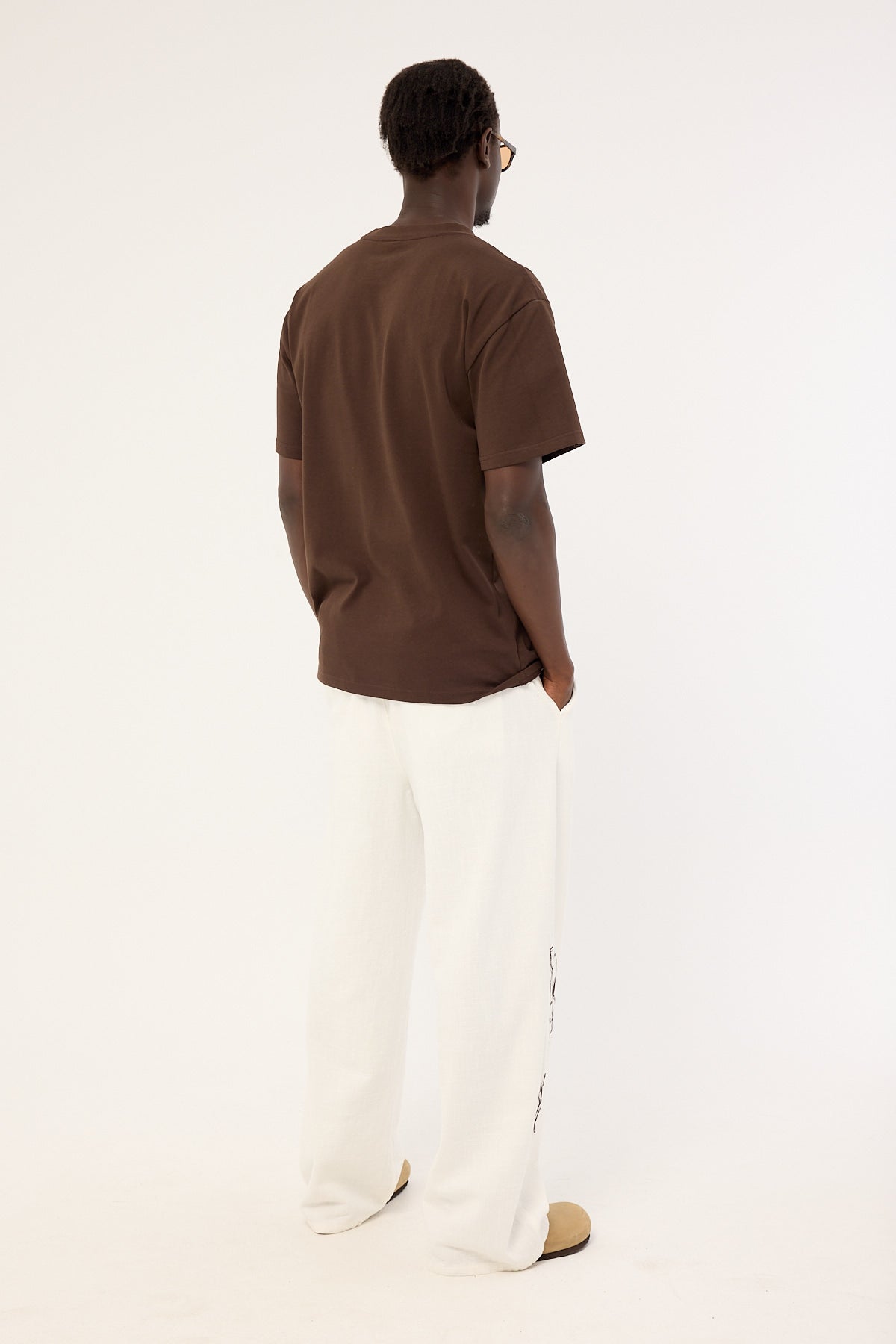 Common Need Alfresco Baggy Linen Pant Off White
