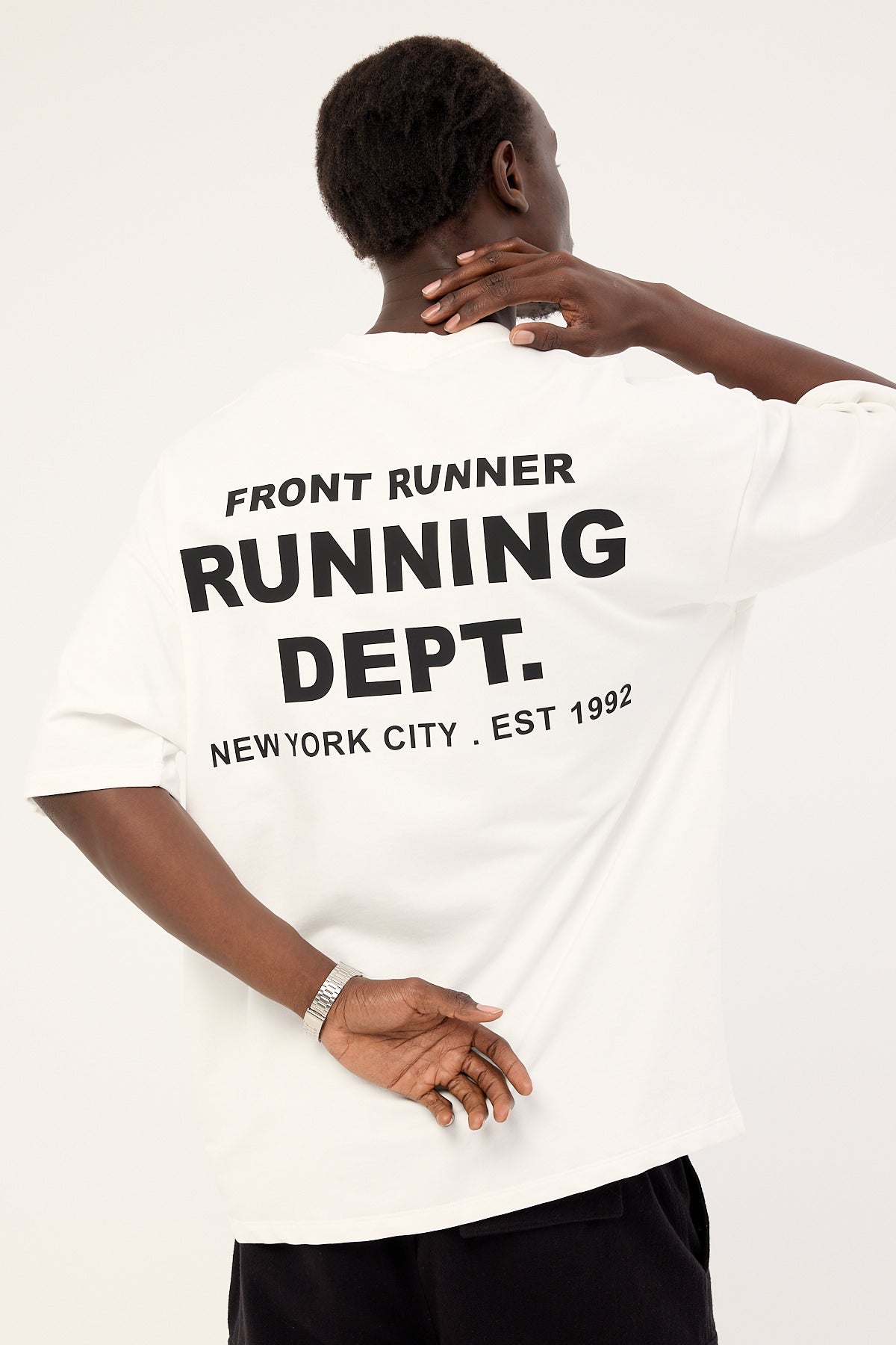 Front Runner Running Dept Tee White