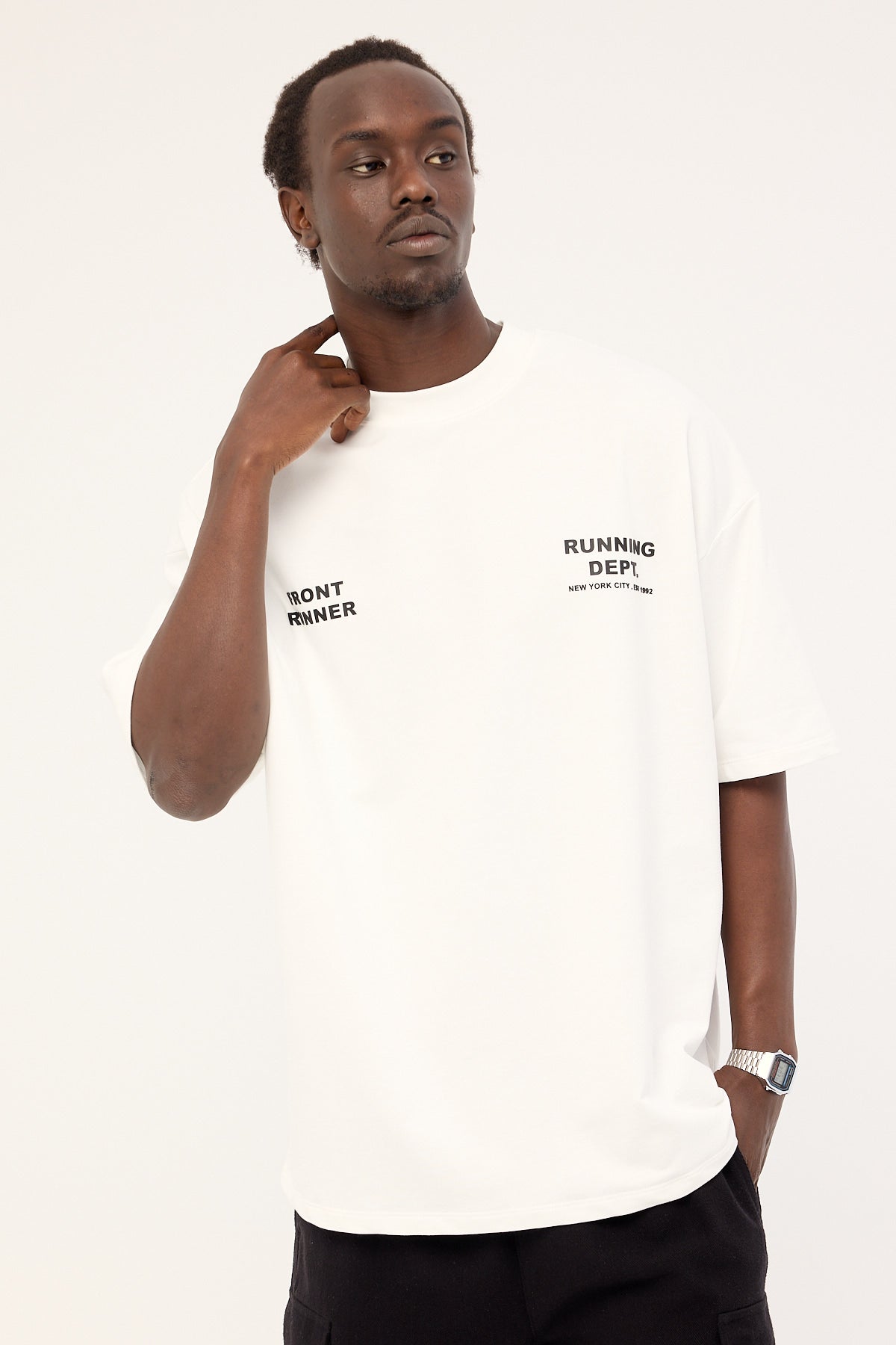 Front Runner Running Dept Tee White