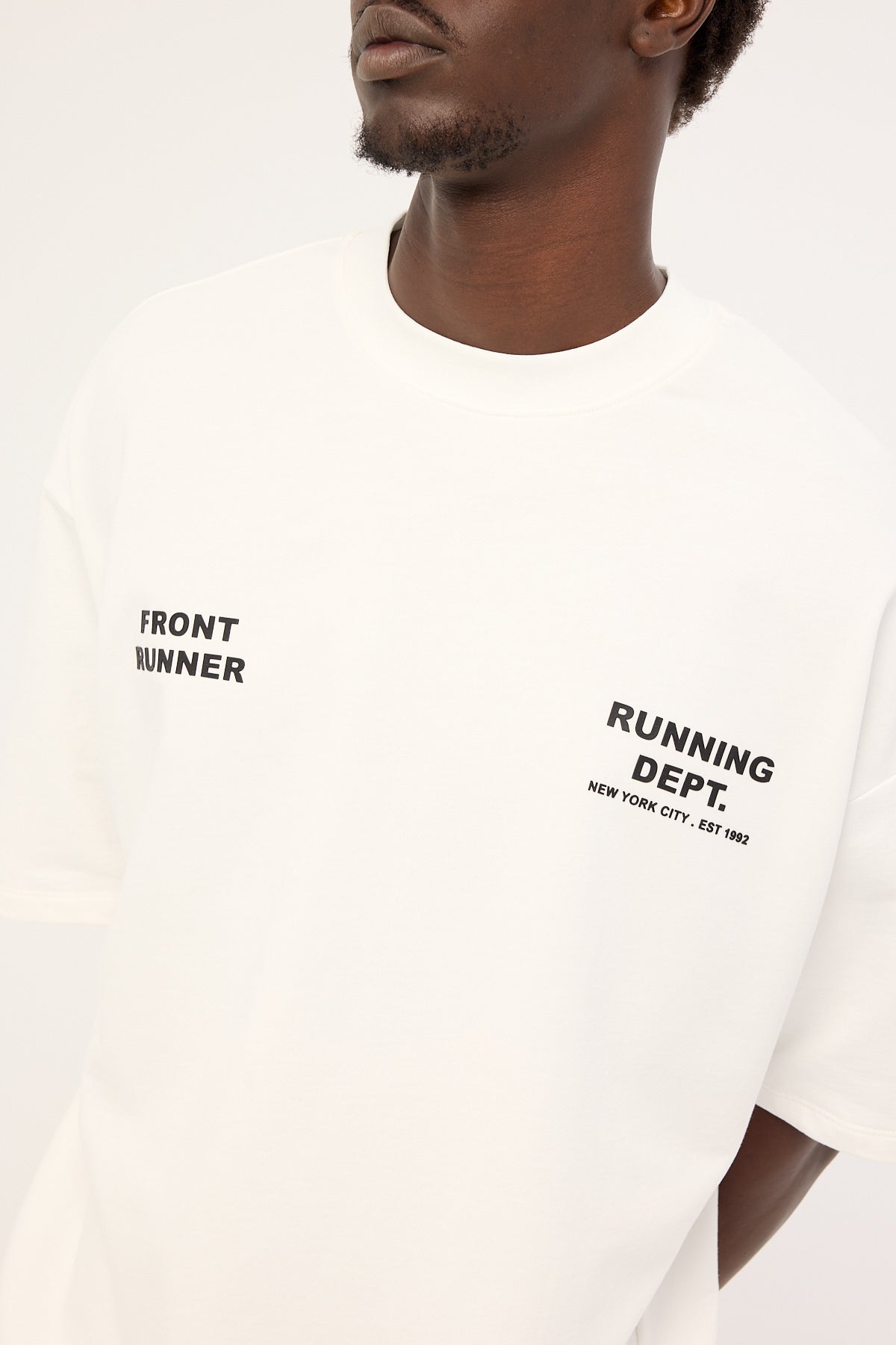 Front Runner Running Dept Tee White