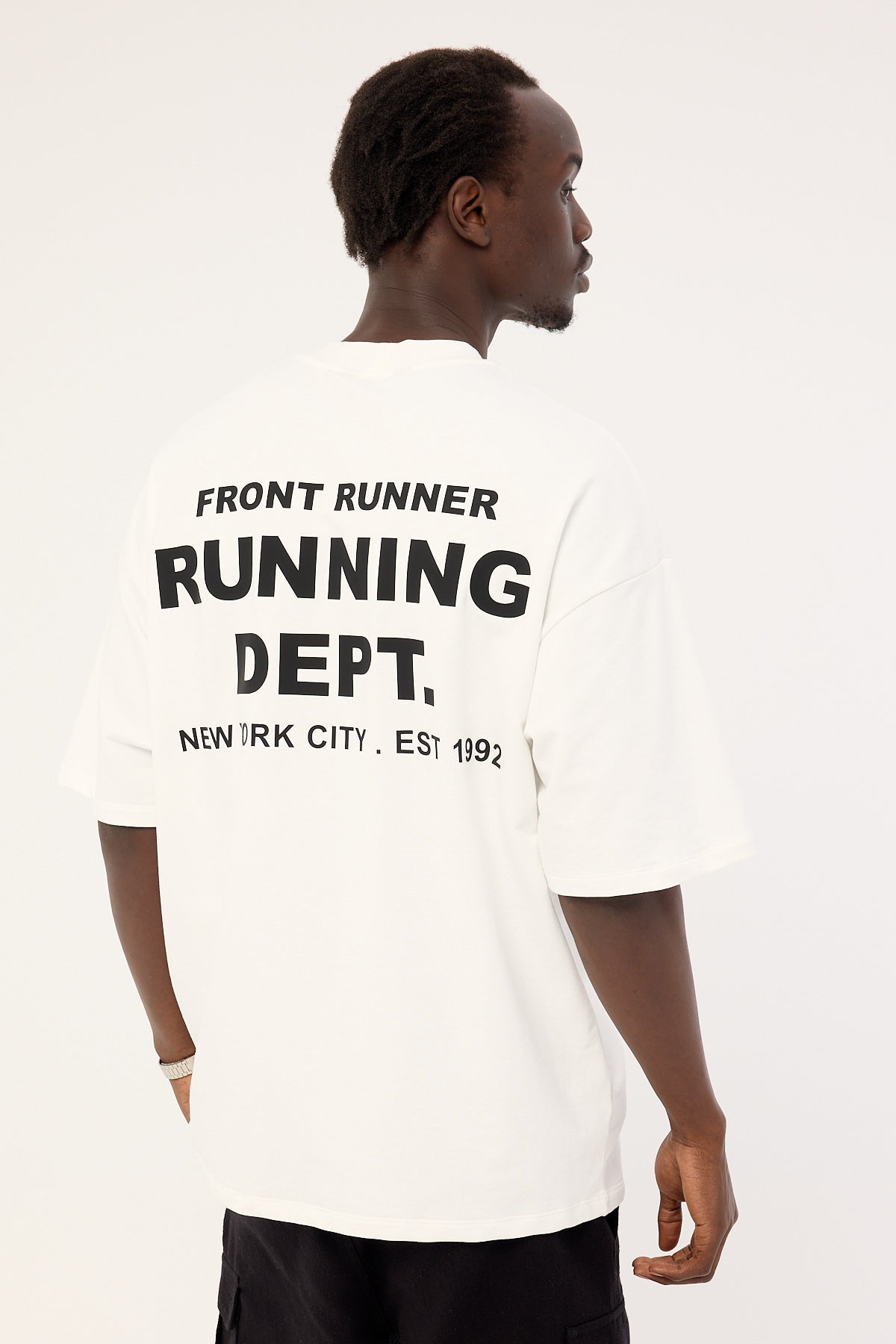 Front Runner Running Dept Tee White