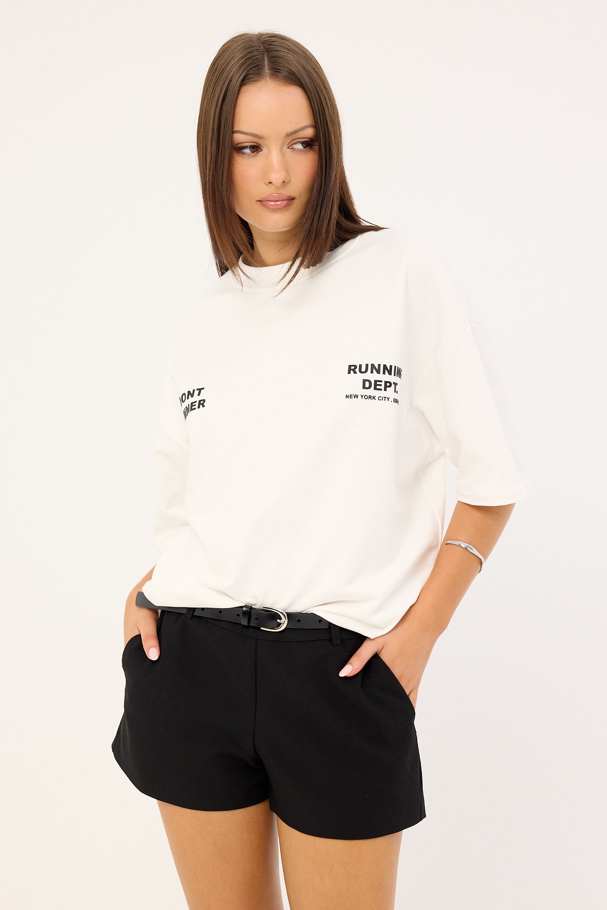Front Runner Running Dept Tee White
