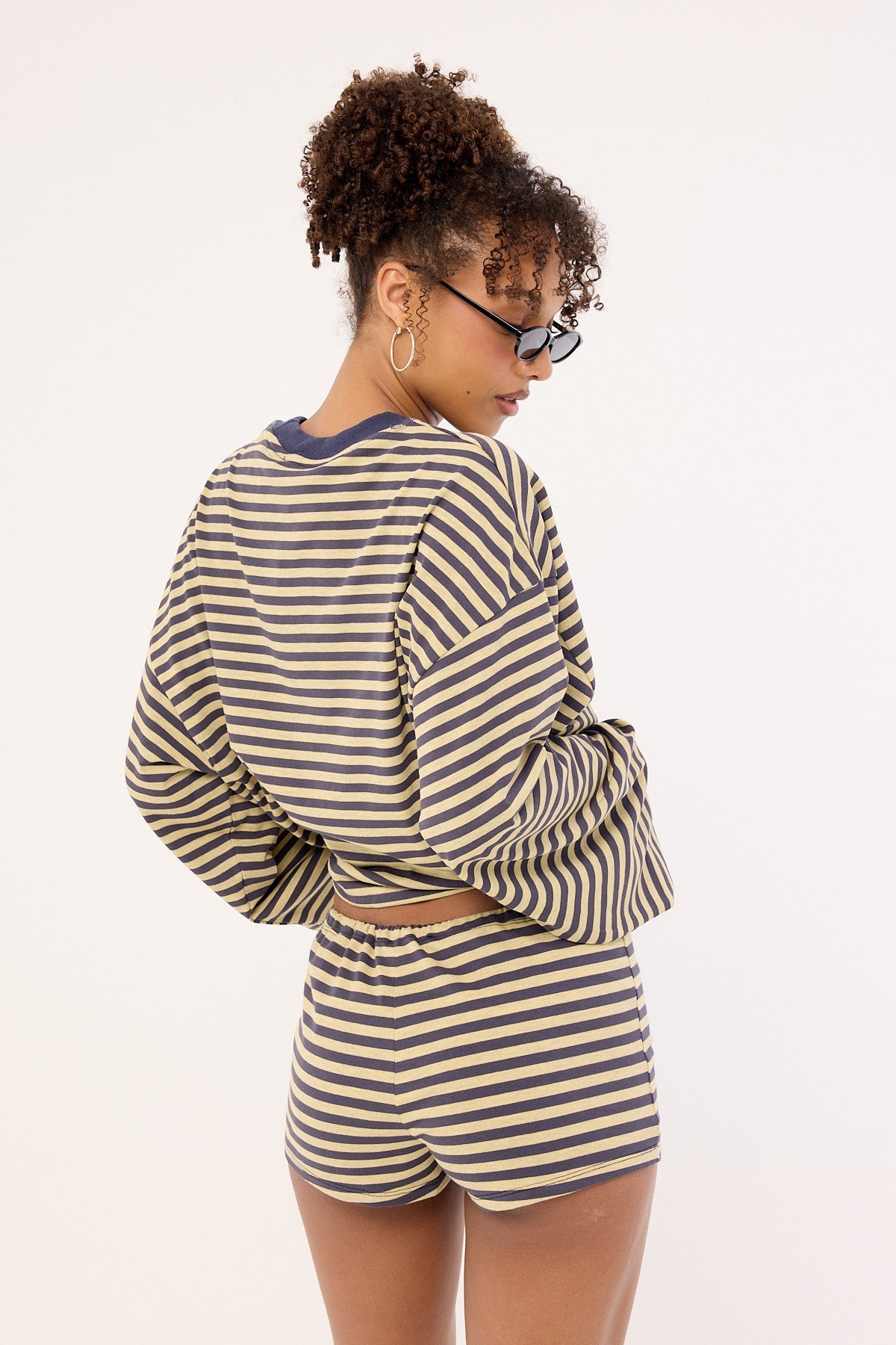 Lioness Kourt Bloomer Beige Stripe