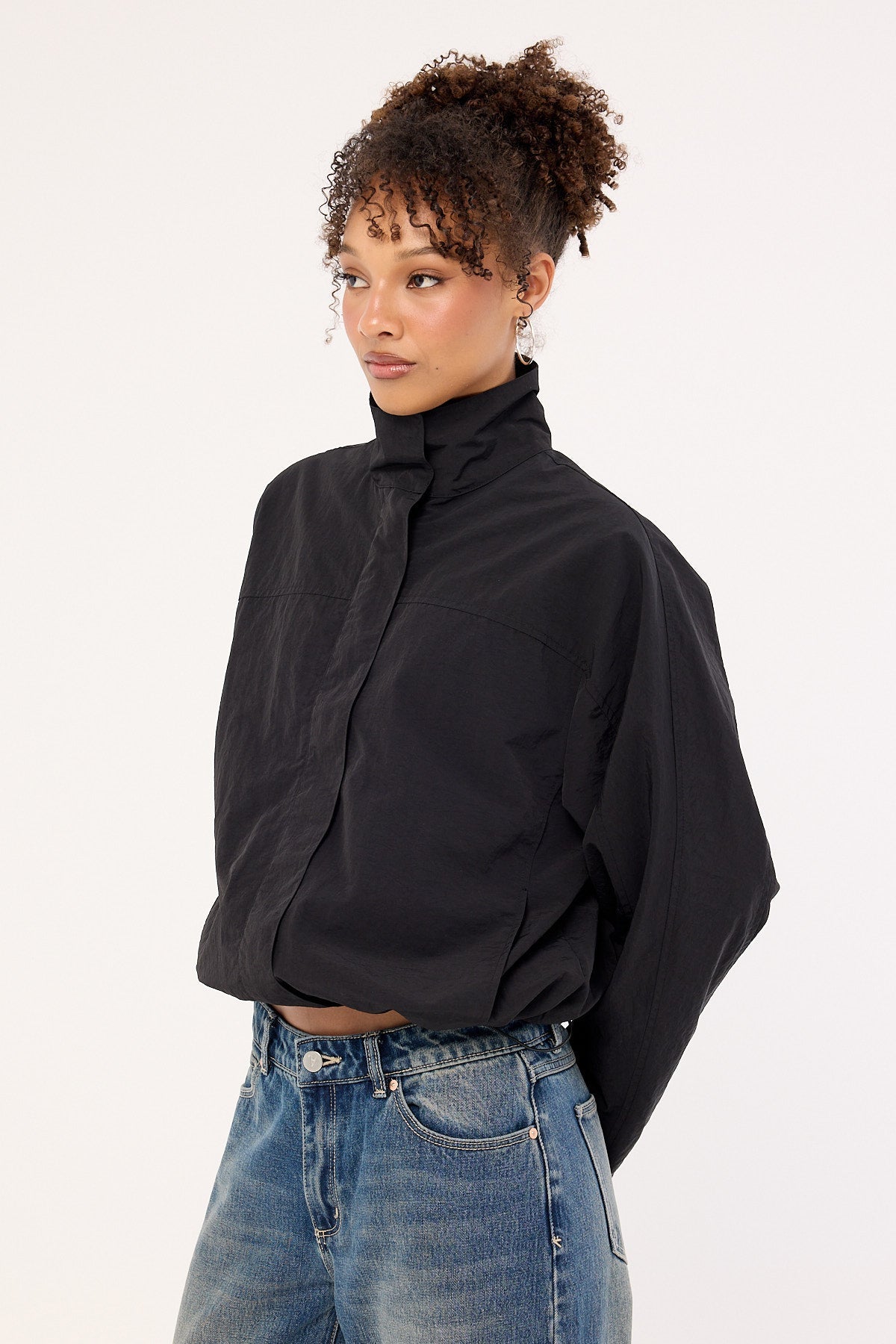 Lioness Shoreline Windbreaker Noir
