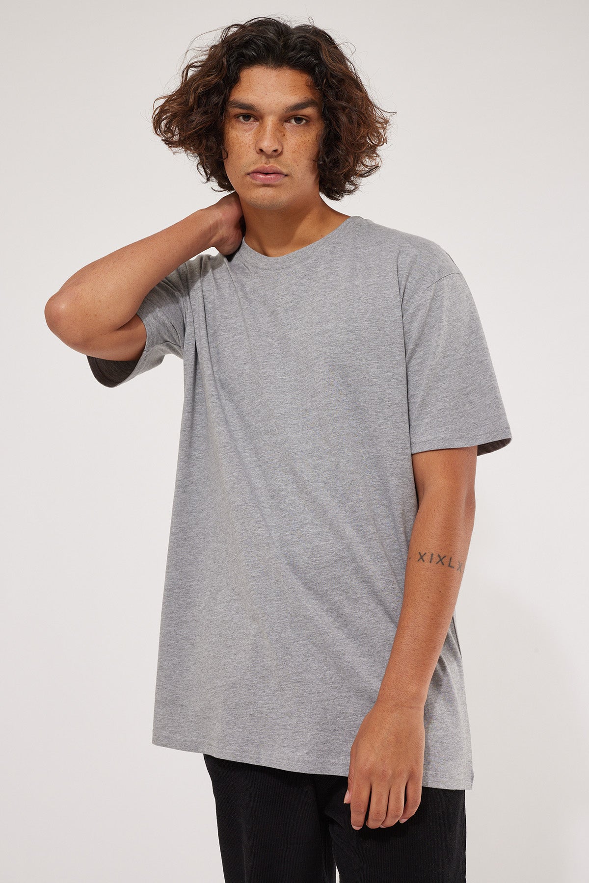 As Colour Staple Tee Grey Marle