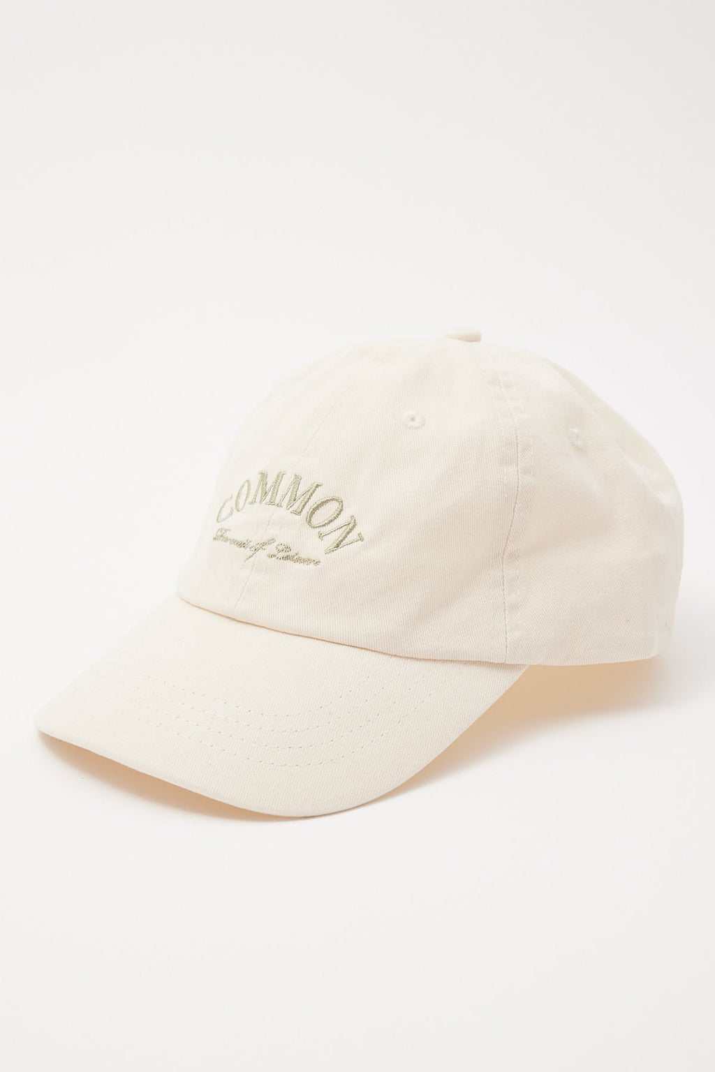 Common Need Bucket List Dad Cap Off White