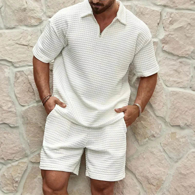 Loose two-piece suit for men