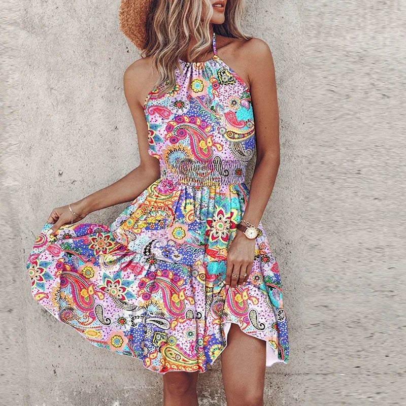 Short strap dress for women