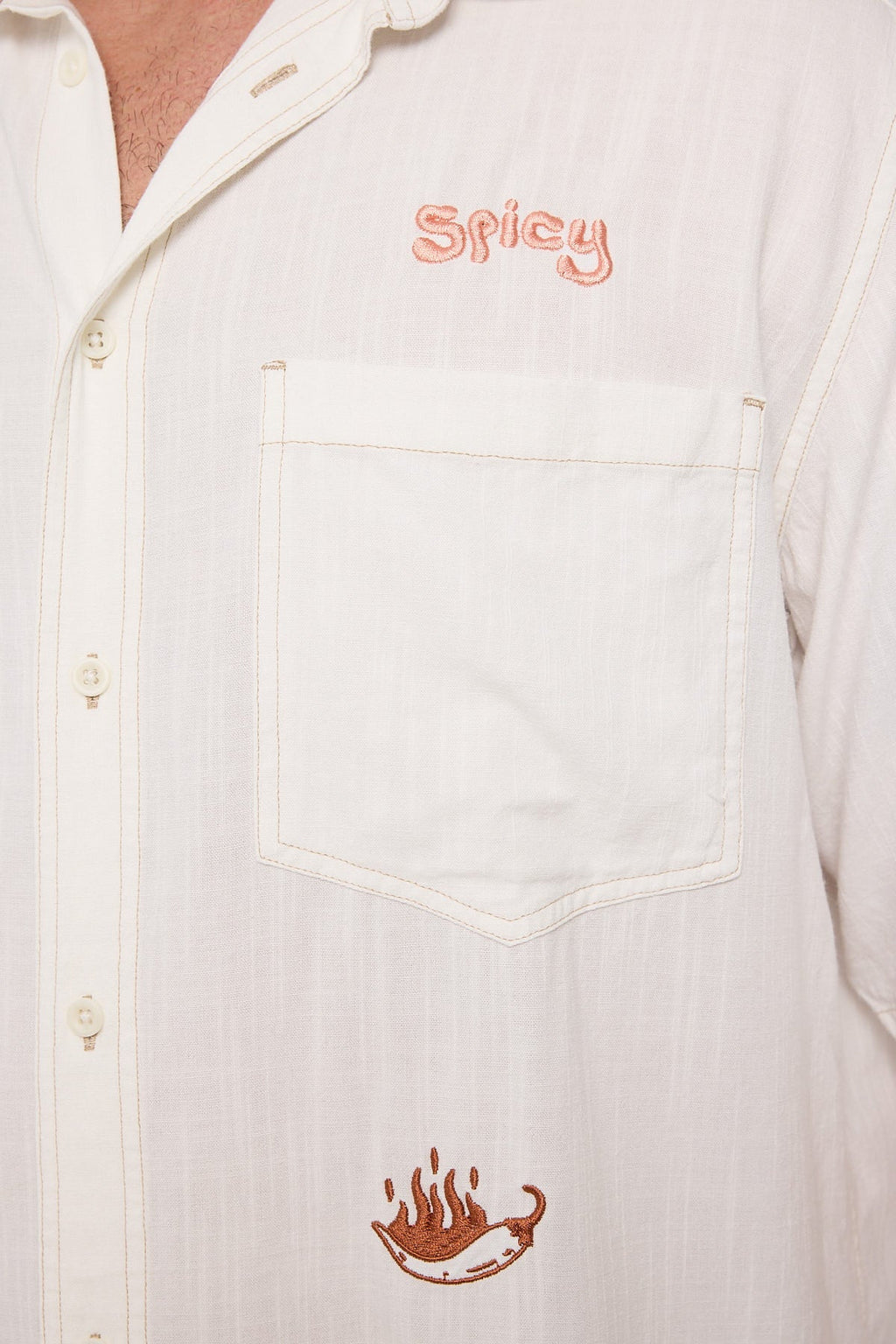 Barney Cools Spicy Shirt White
