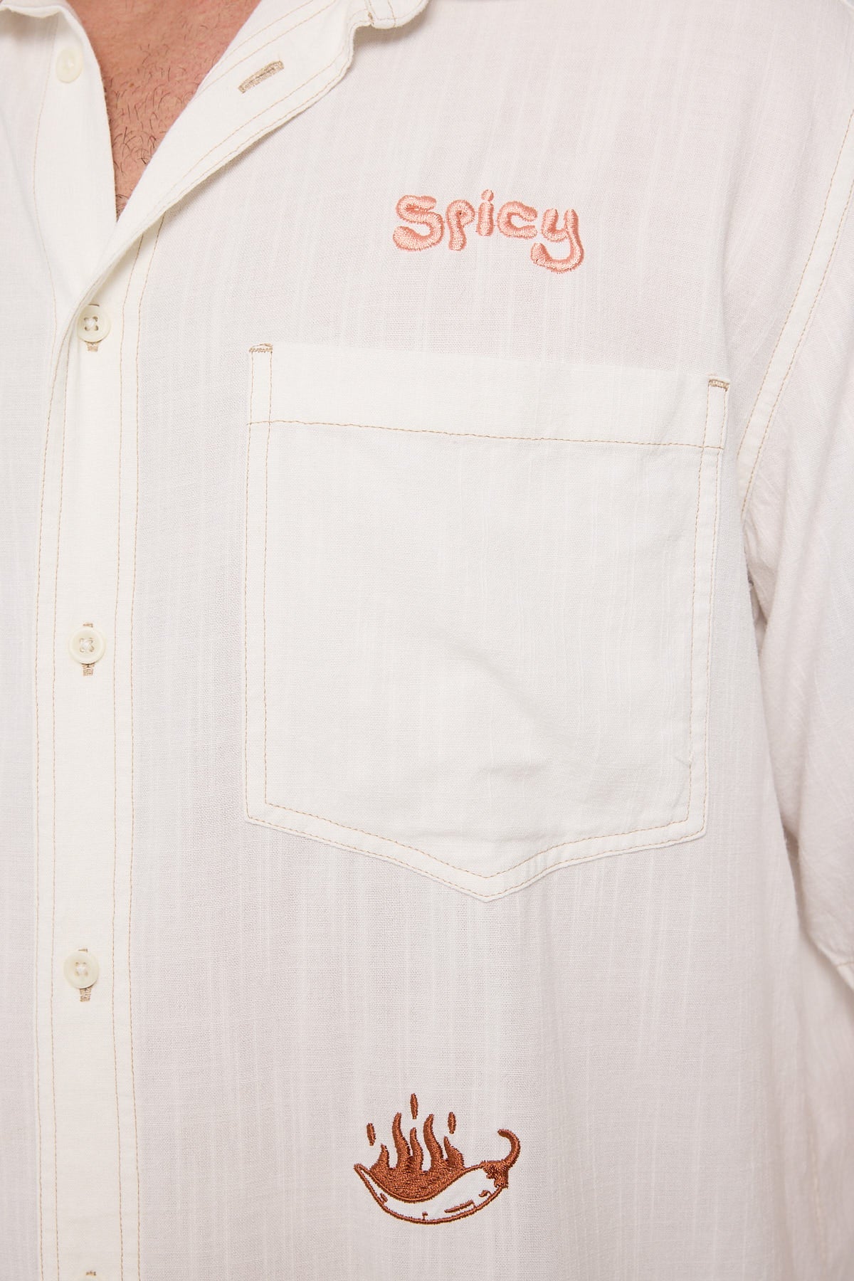 Barney Cools Spicy Shirt White