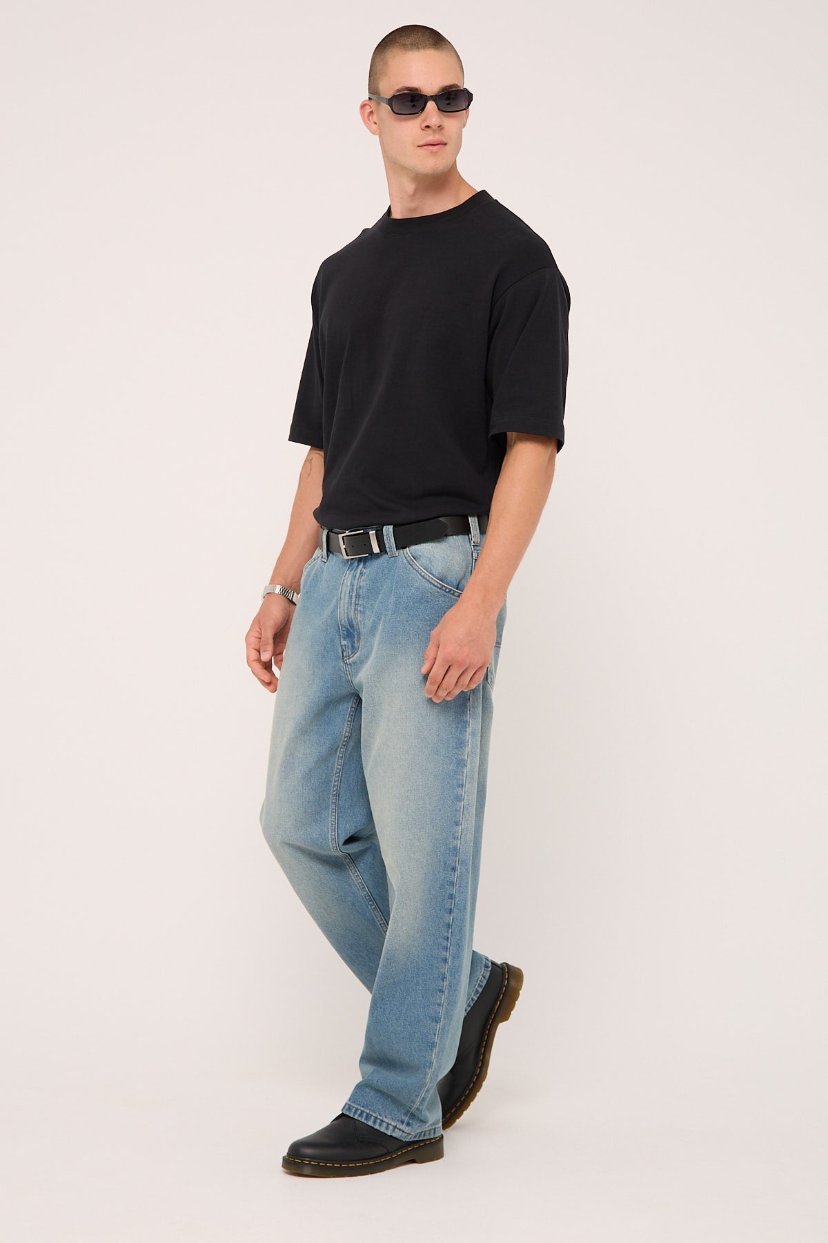 Abrand A5 Nicky Baggy Jean Tint Mid Blue